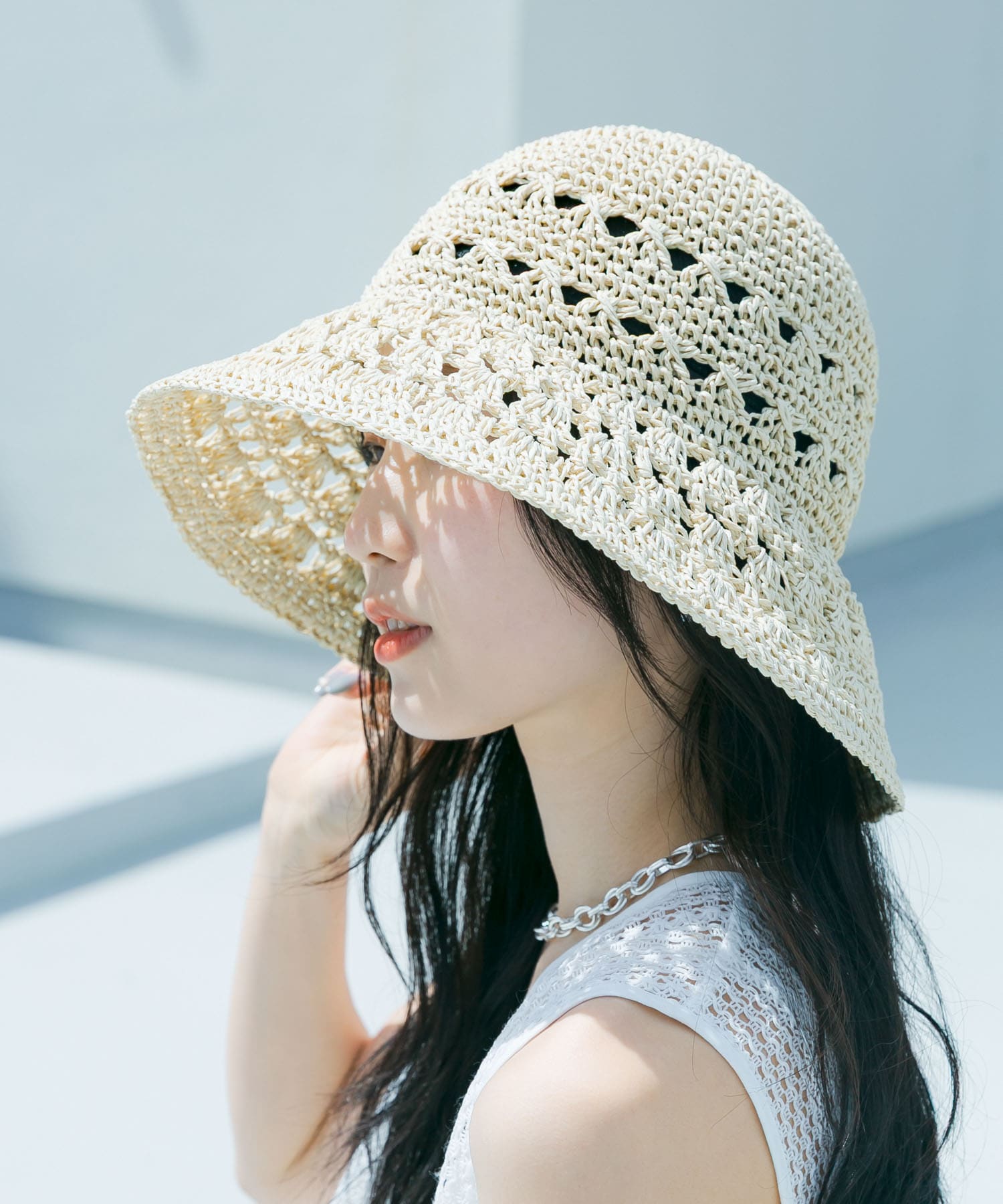 シェルアミモチーフハット