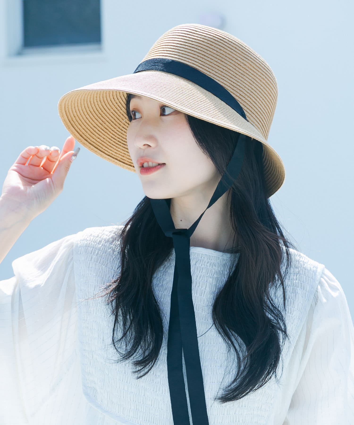 ペーパーリボンハット