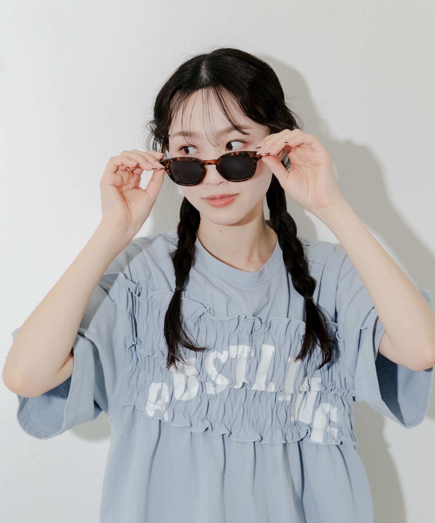 ウェリントンマットサングラス DEMI -