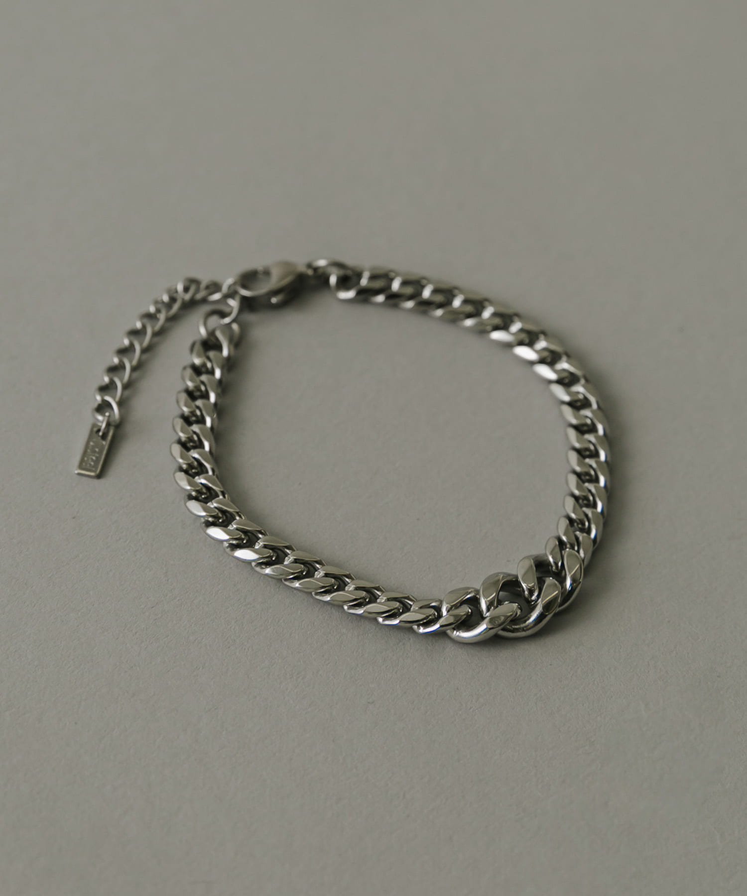 ステンレスチェーンブレスレット SLV -