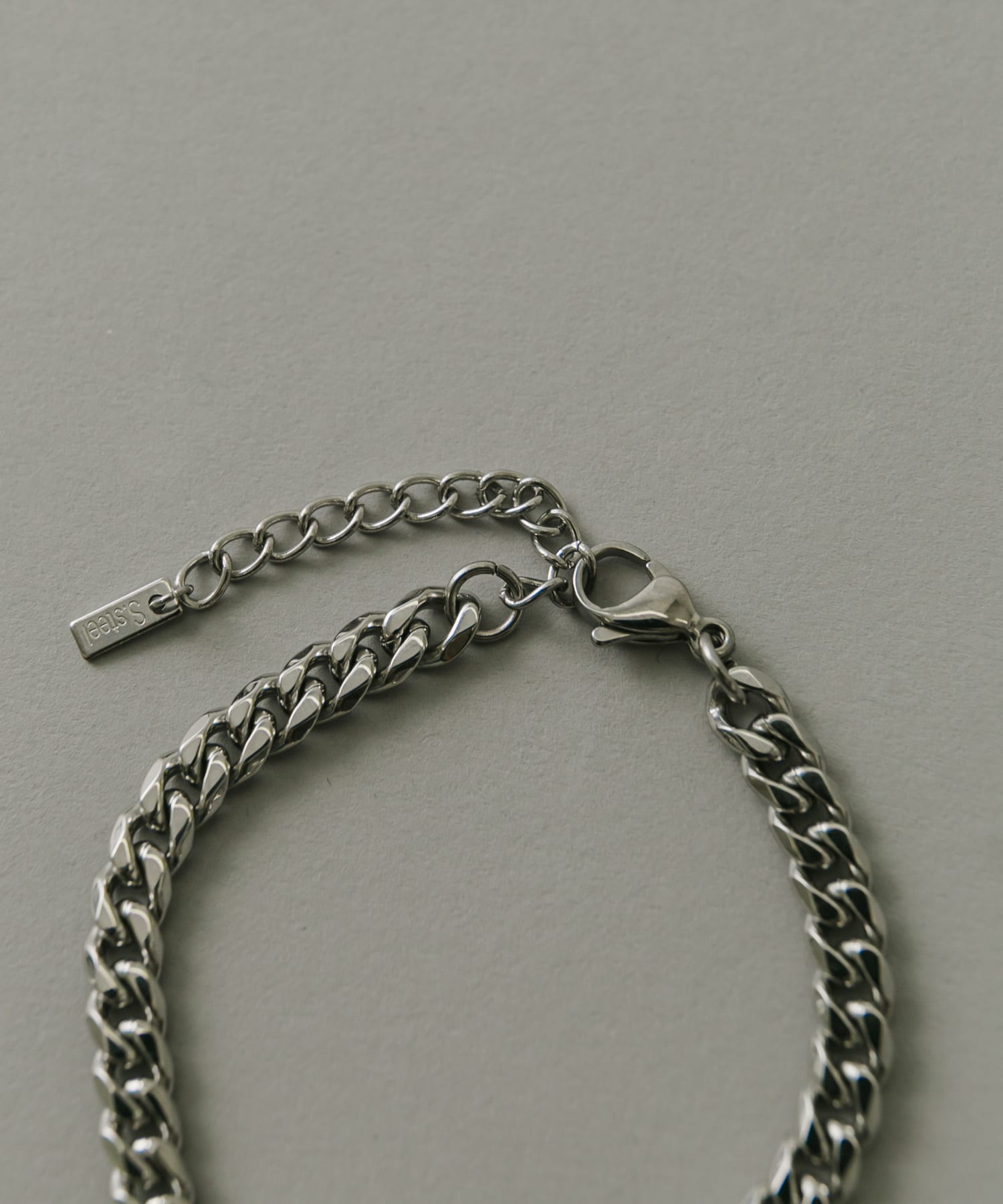 ステンレスチェーンブレスレット SLV -