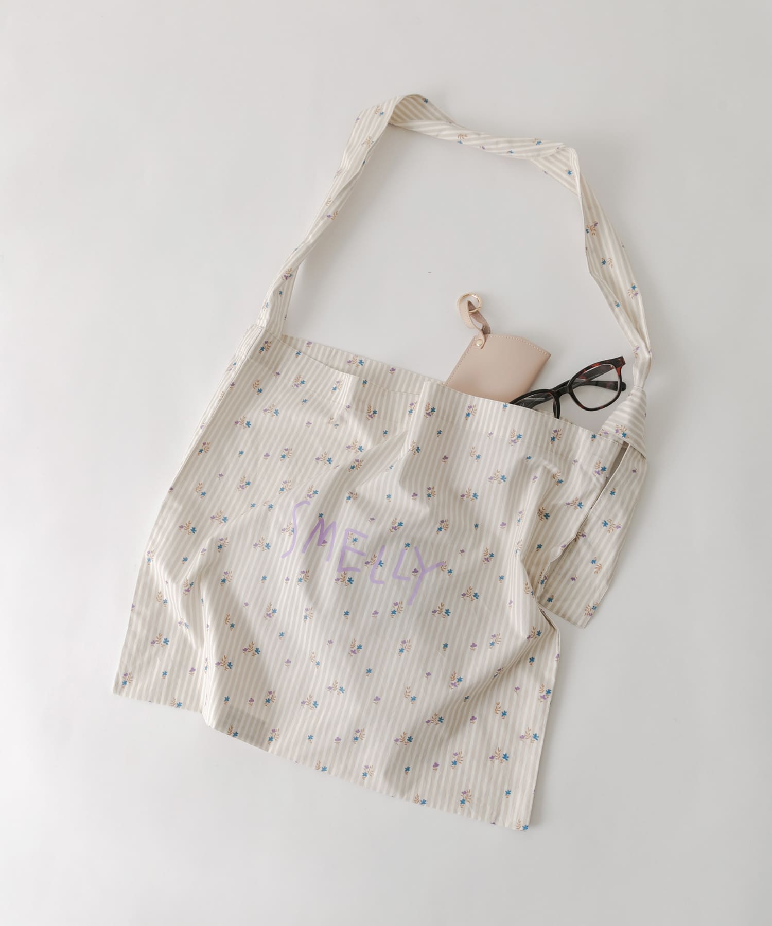 プリントショルダーバッグ FLOWER S