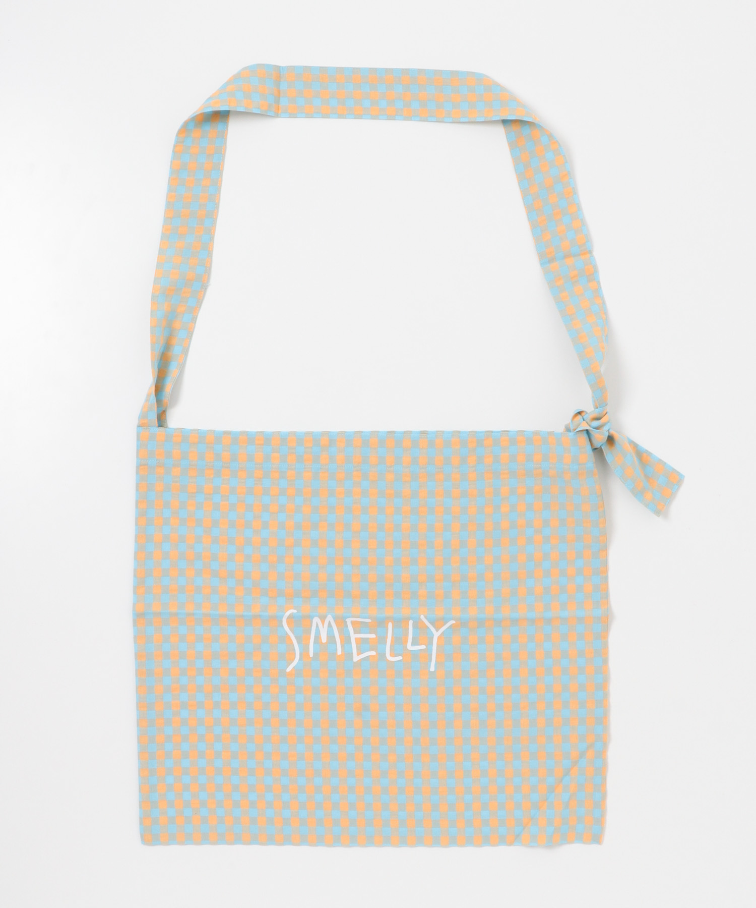 プリントショルダーバッグ BLU.CHECK S