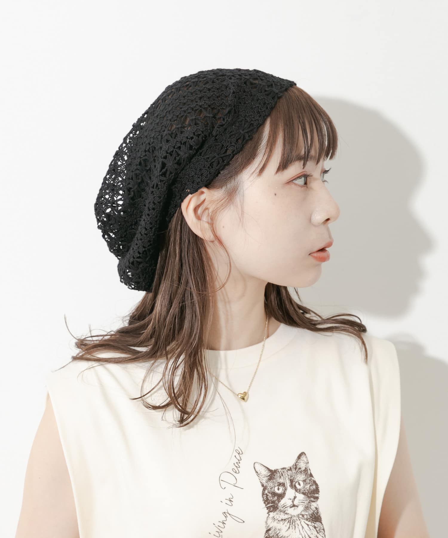 クロシェレースビーニー(- IVO/BLK): 帽子｜URBAN RESEARCH公式