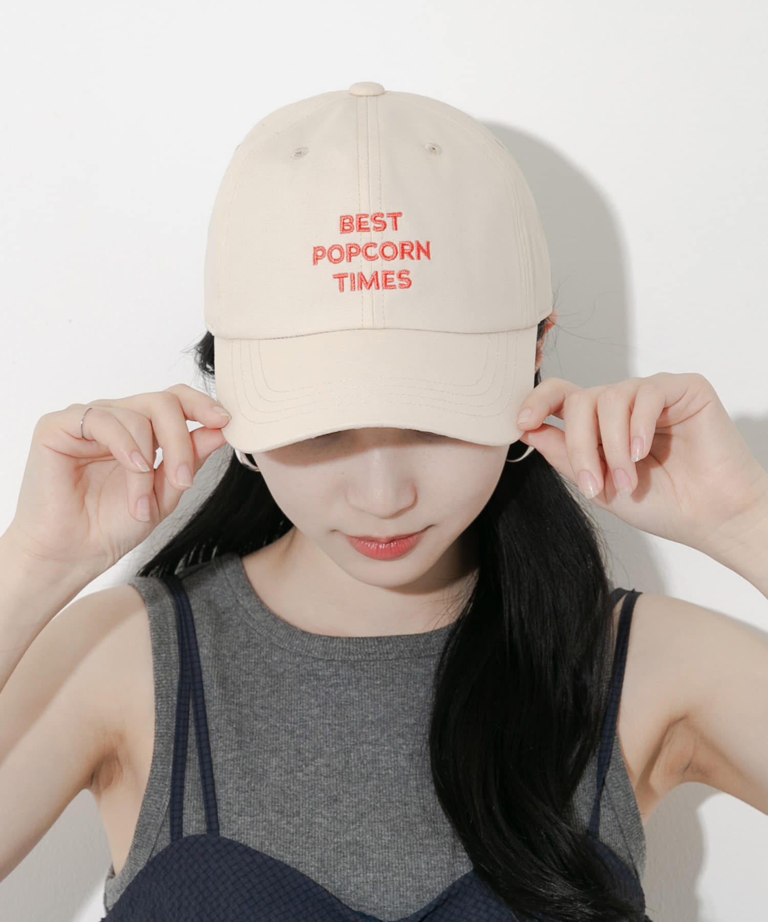 レタリングロゴキャップ IVO -