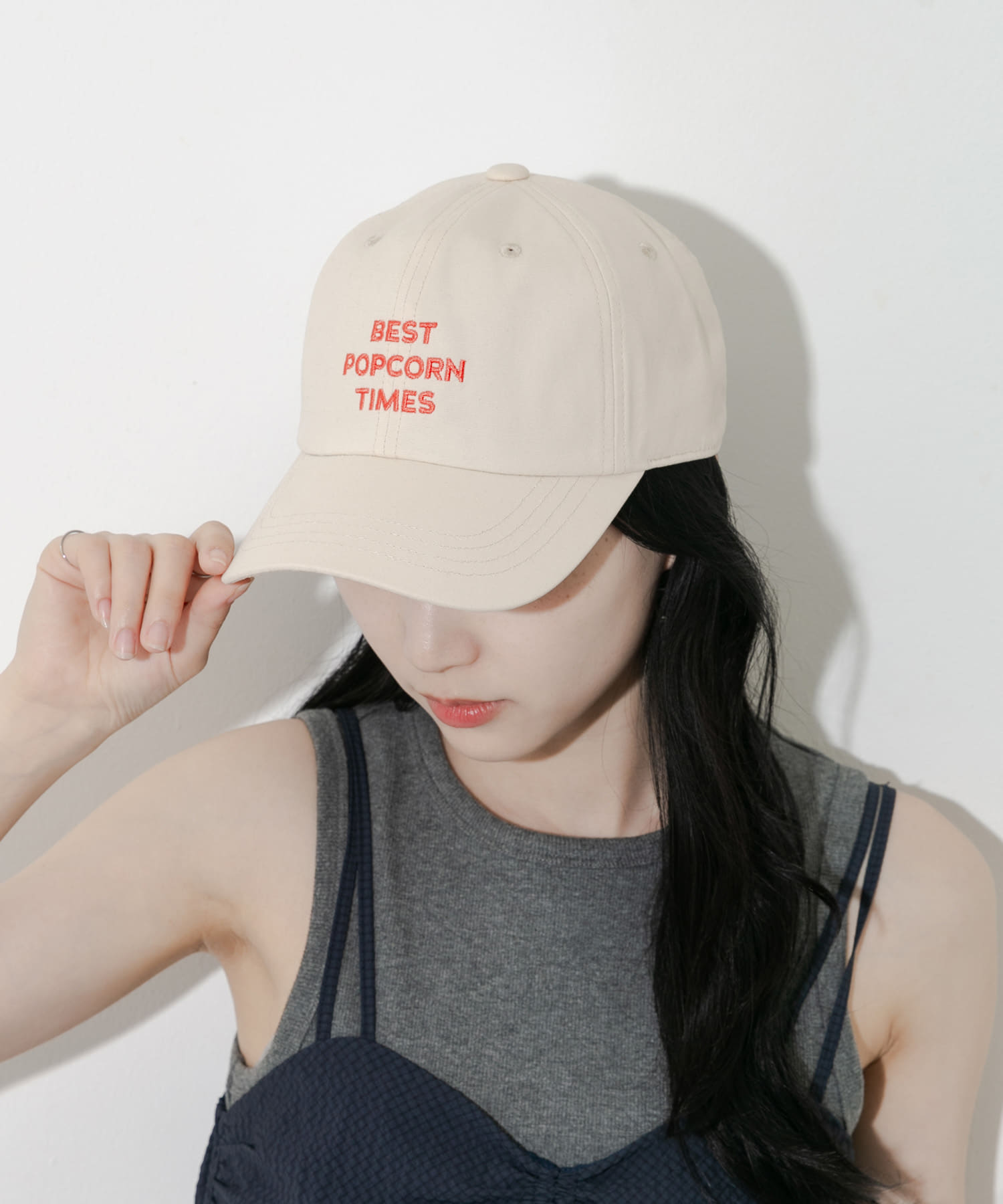 レタリングロゴキャップ IVO -