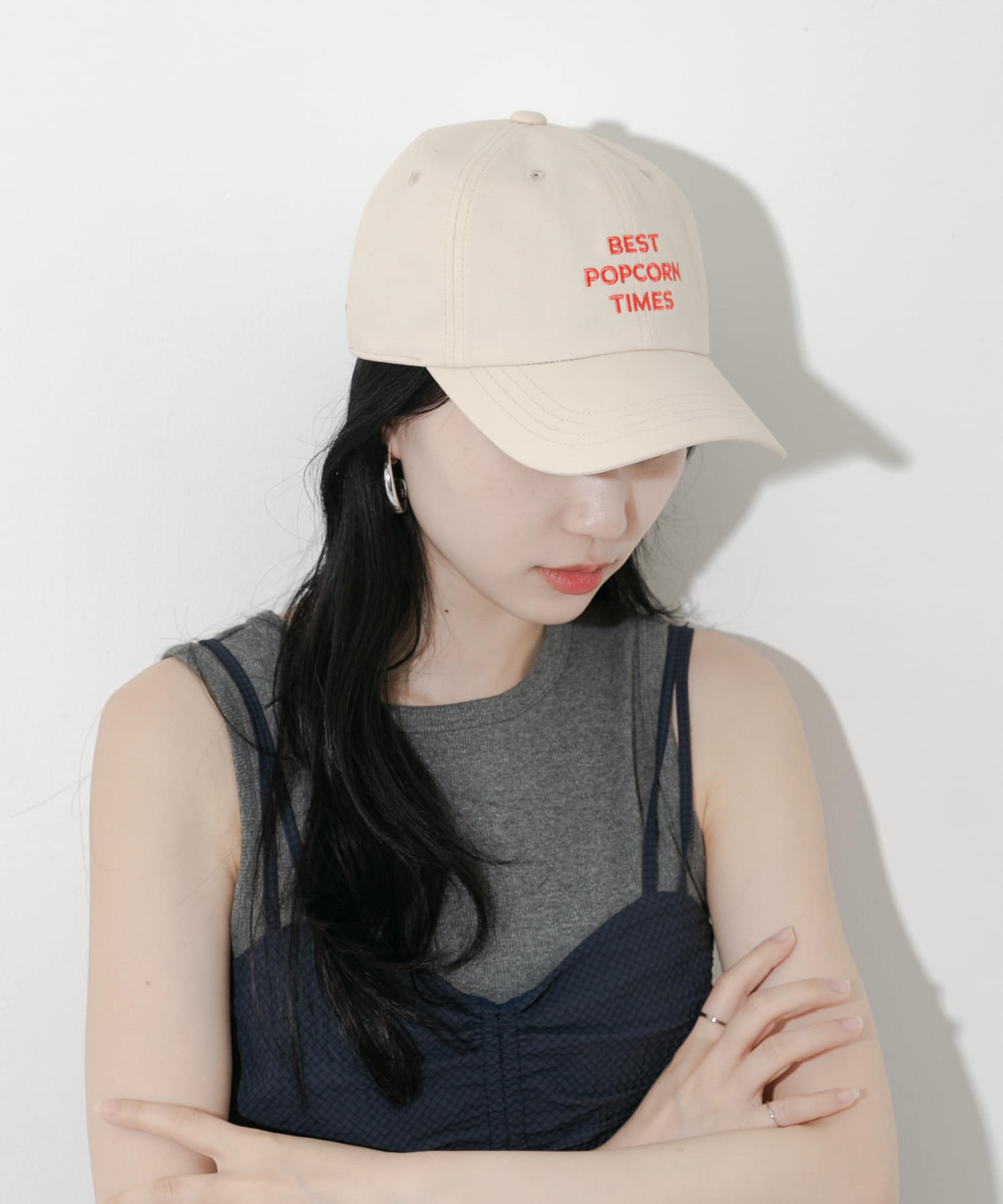 レタリングロゴキャップ IVO -