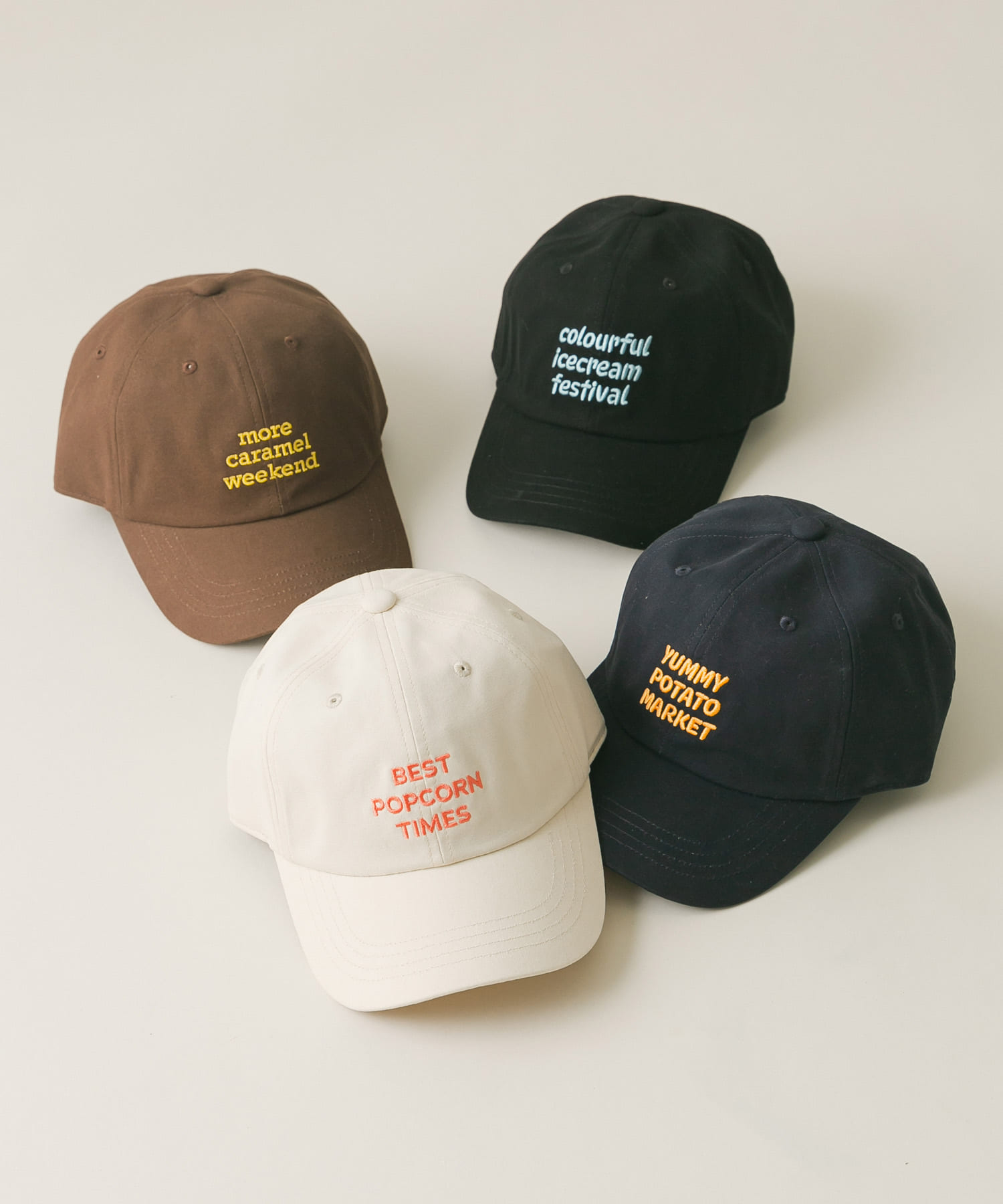 レタリングロゴキャップ IVO -