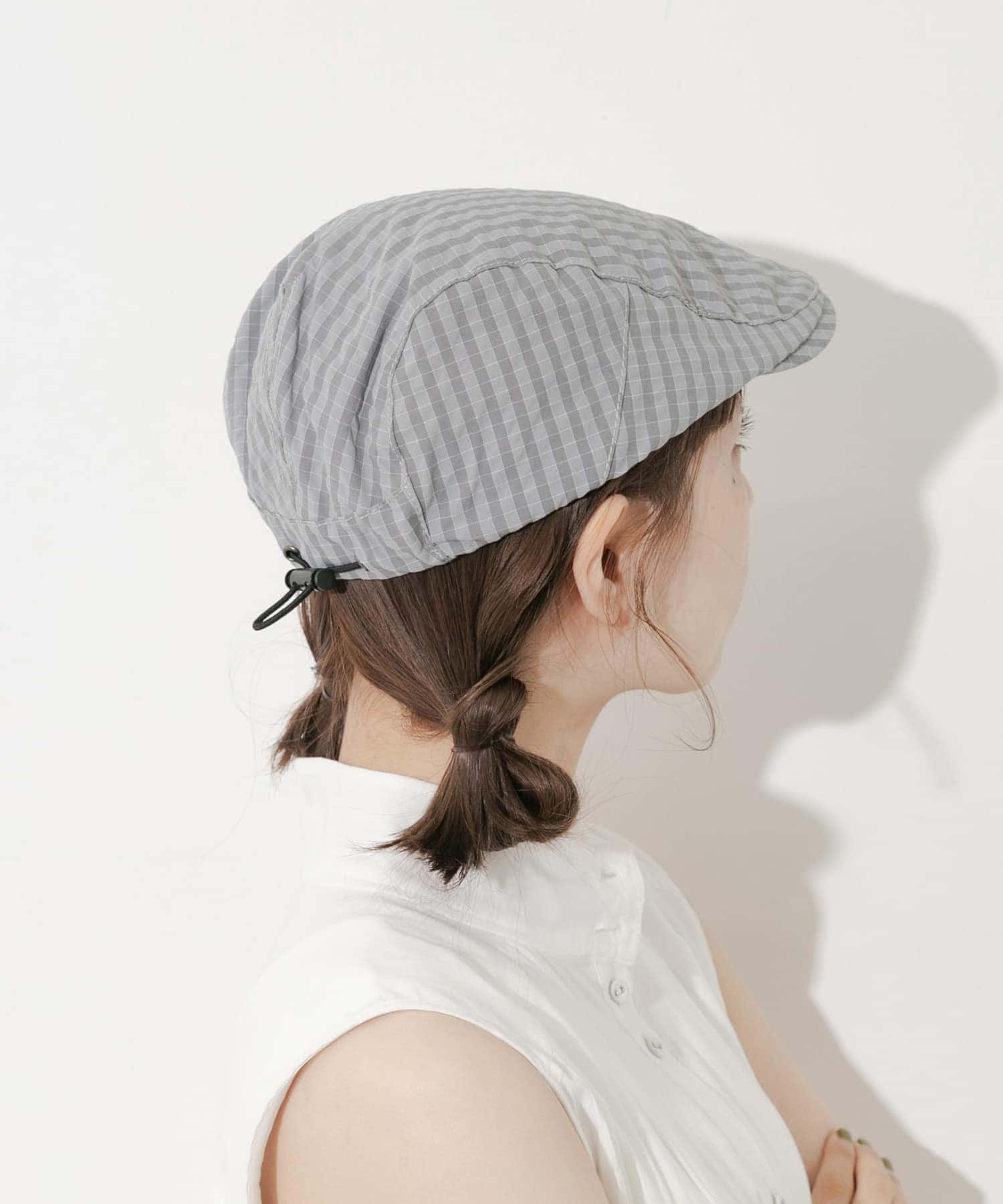 ドロストチェックハンチング GRY -