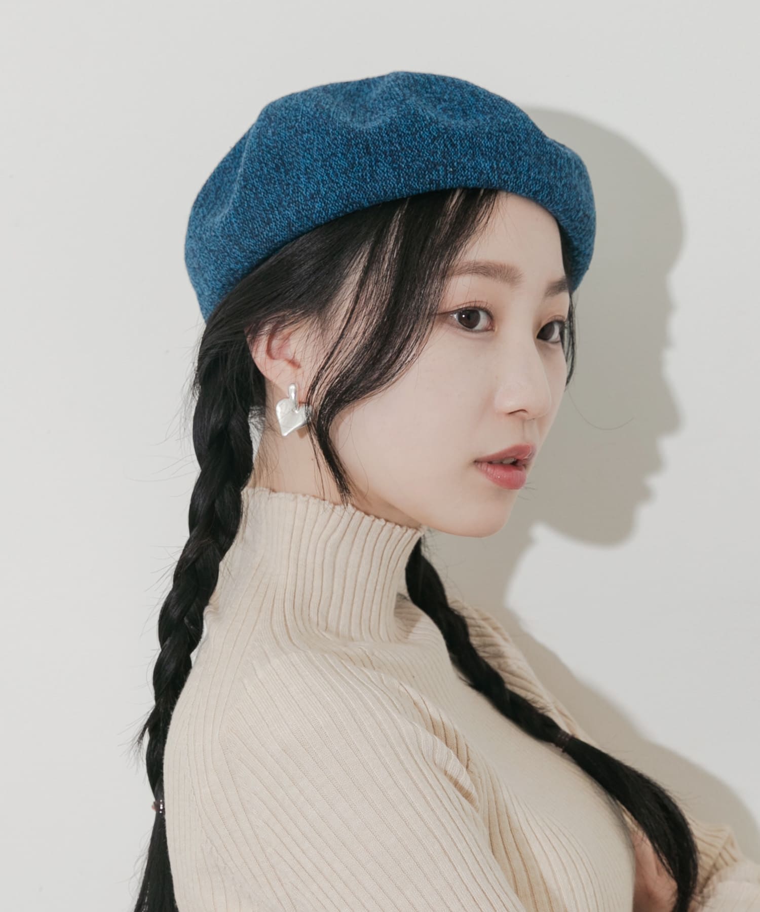 ミックスパターンベレー BLU -