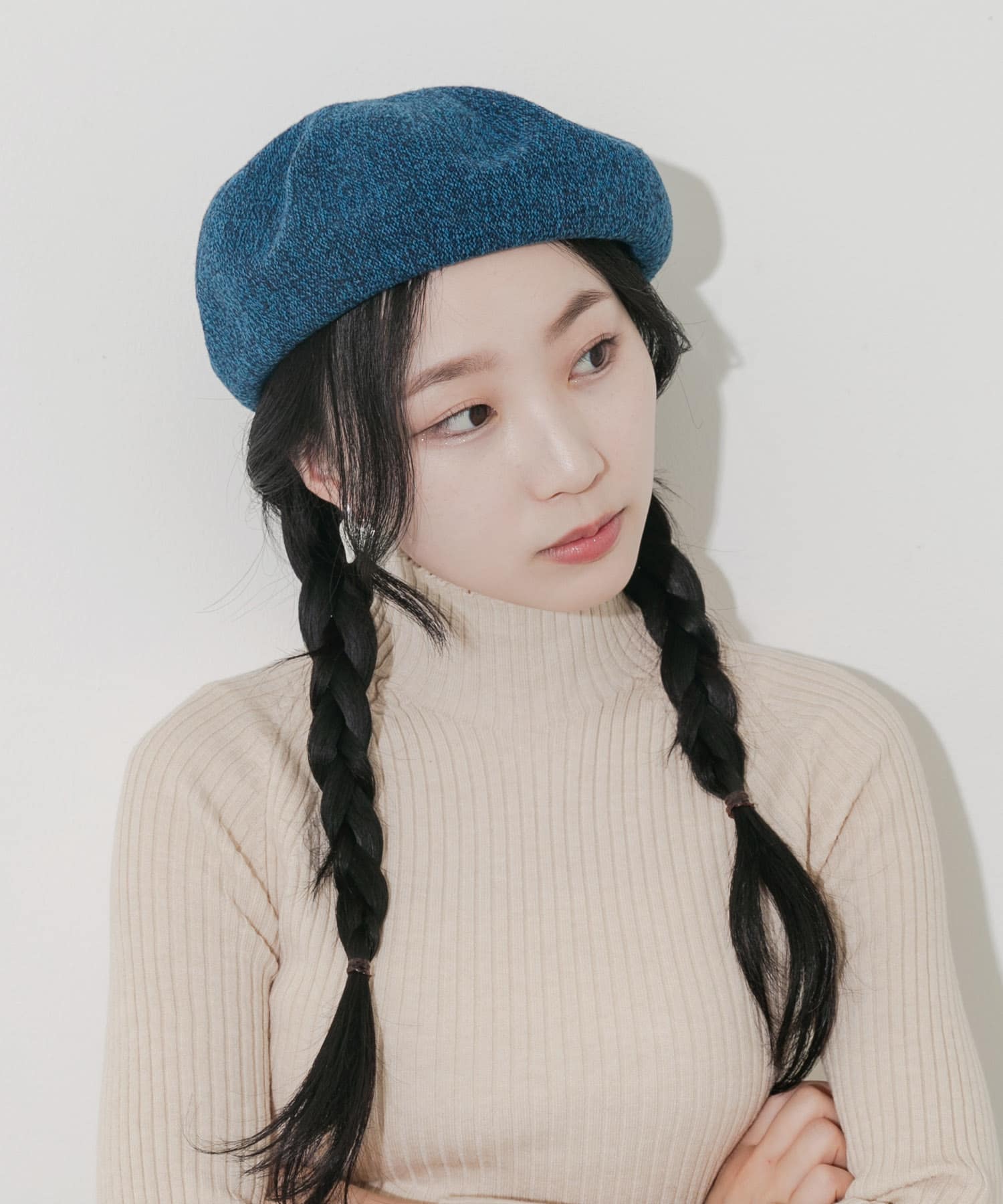 ミックスパターンベレー BLU -