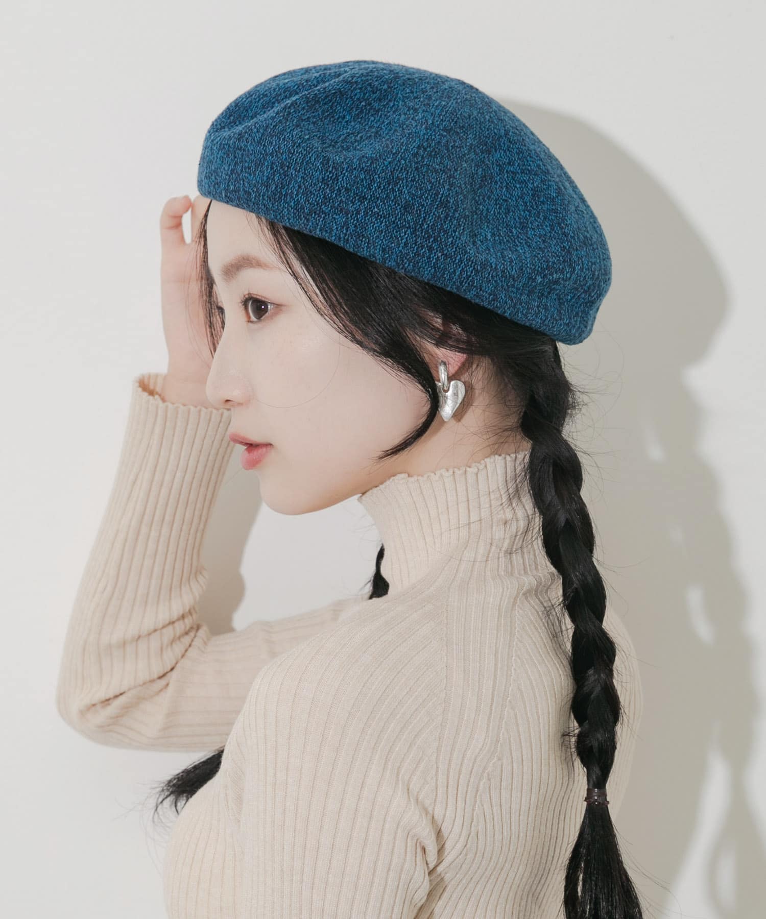 ミックスパターンベレー BLU -