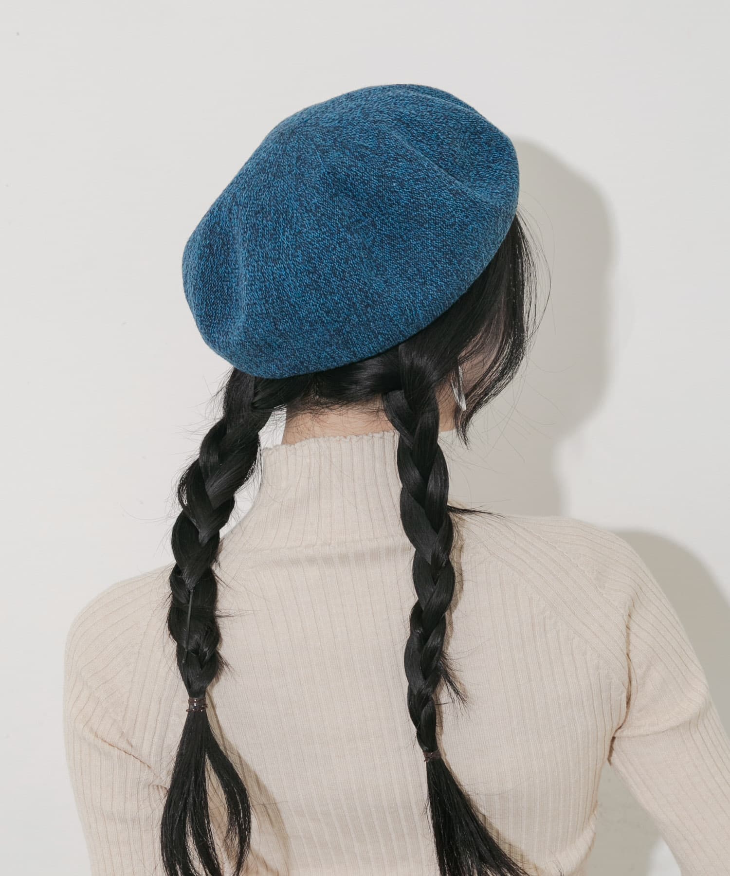 ミックスパターンベレー BLU -