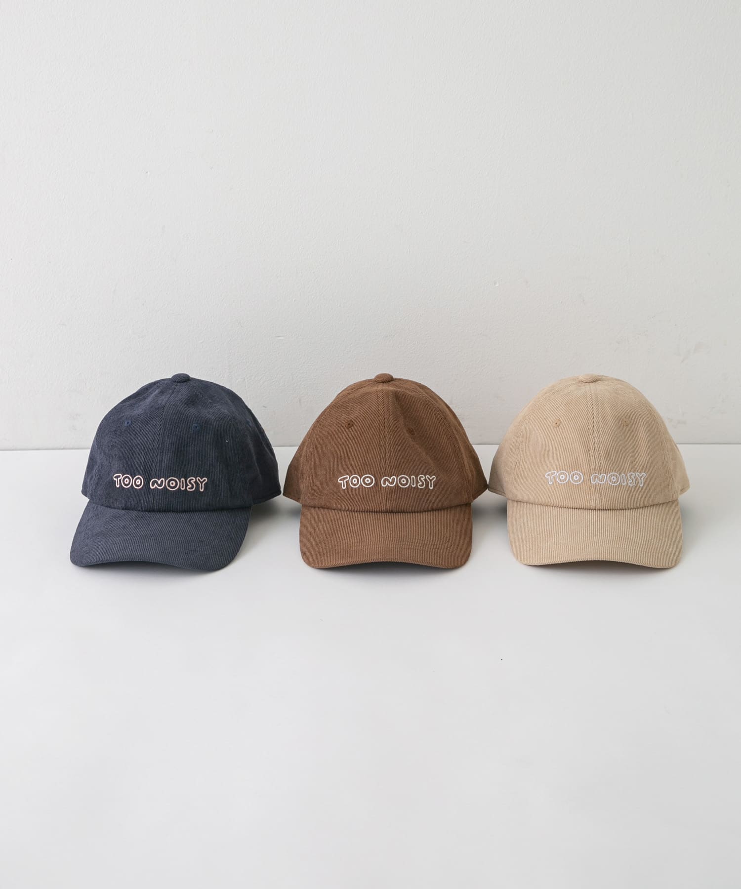コーデュロイロゴキャップ BRN -