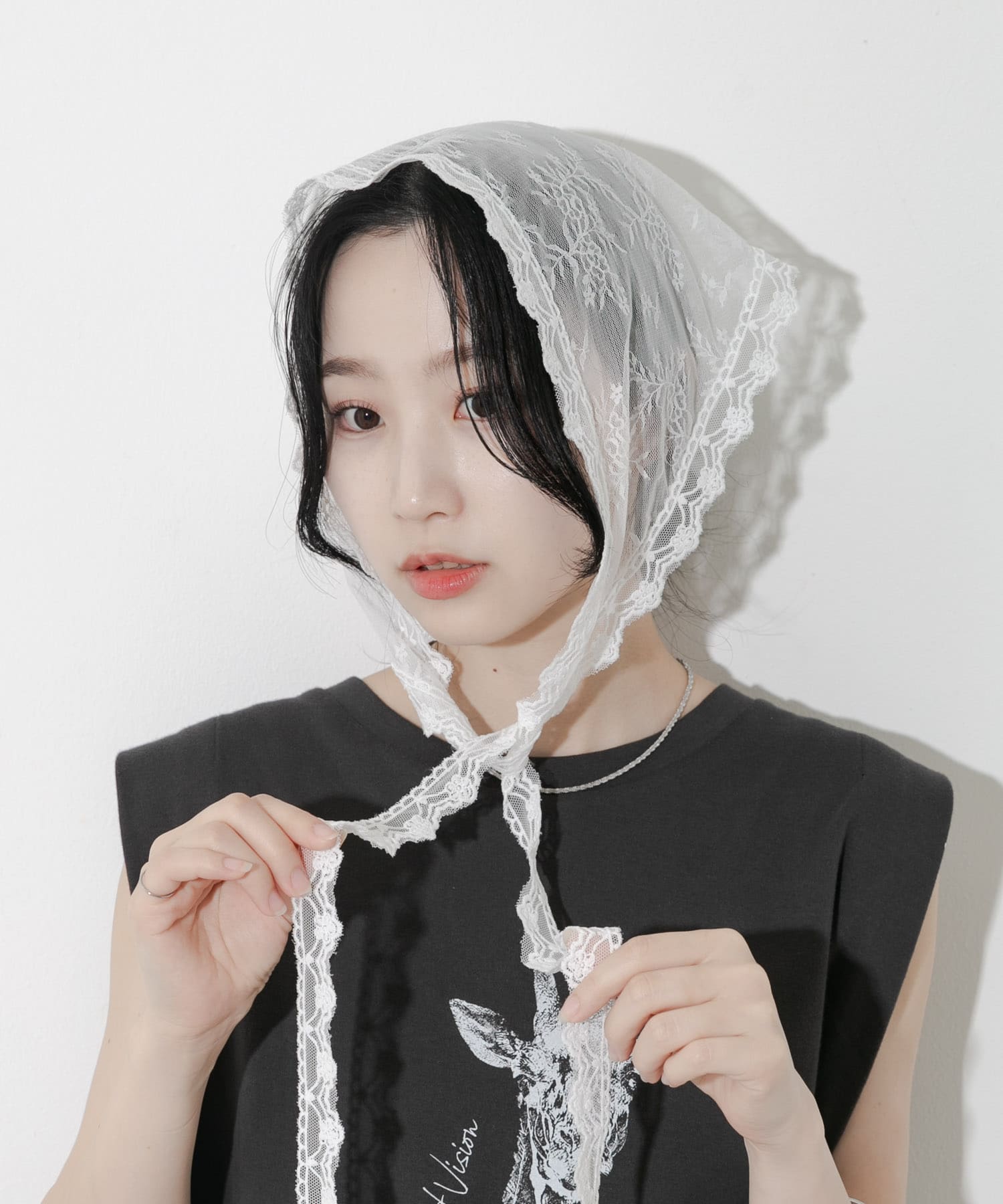 スカラップレースバブーシュカ