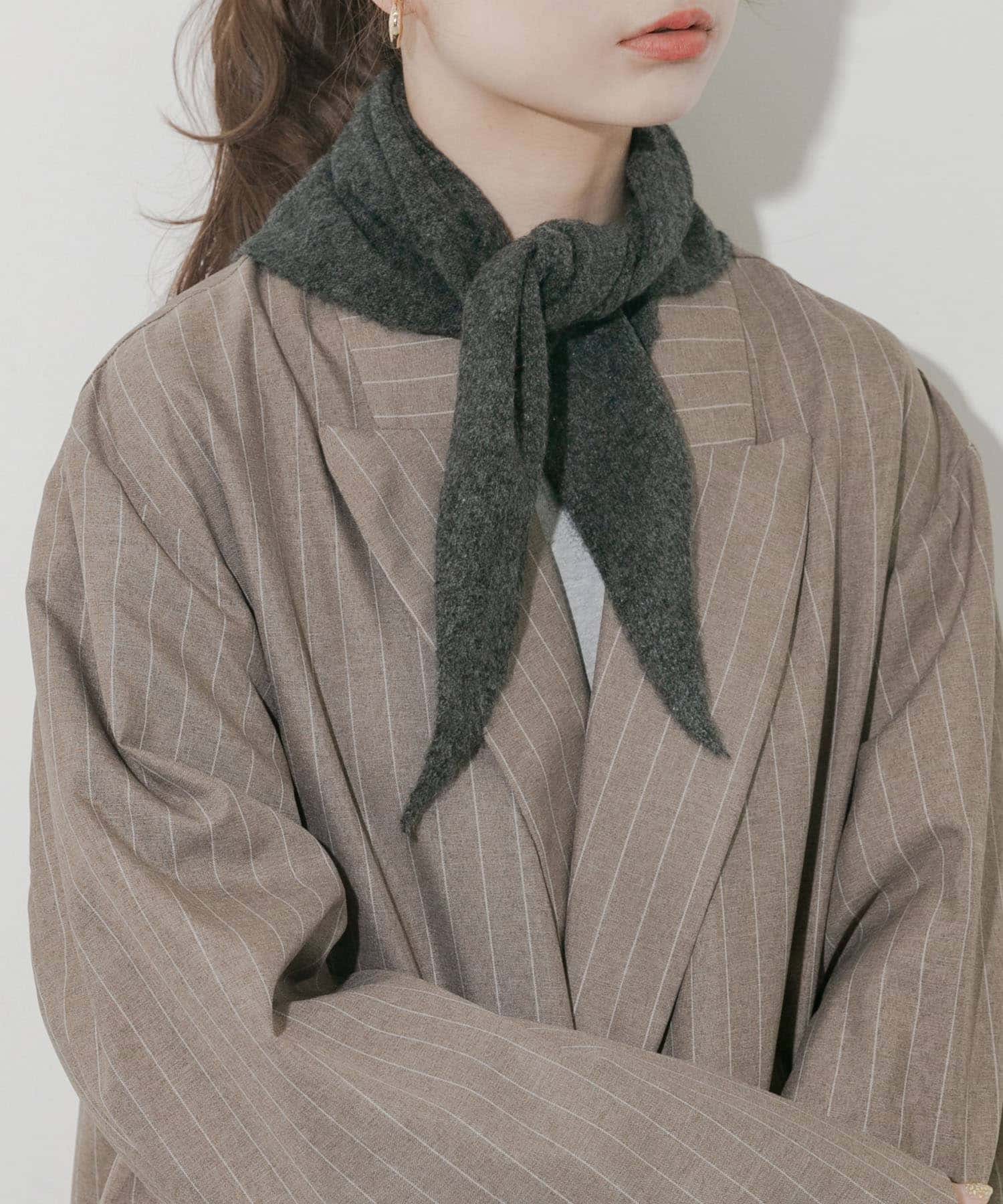 ニットスカーフ CGY -