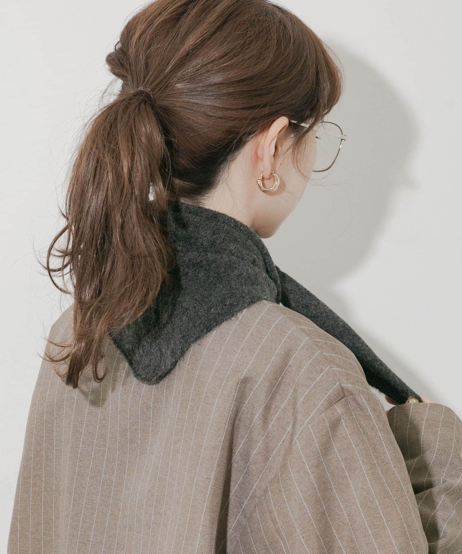 ニットスカーフ CGY -