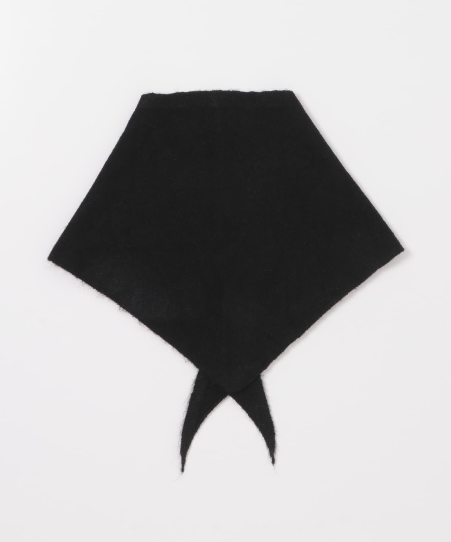 ニットスカーフ BLK -
