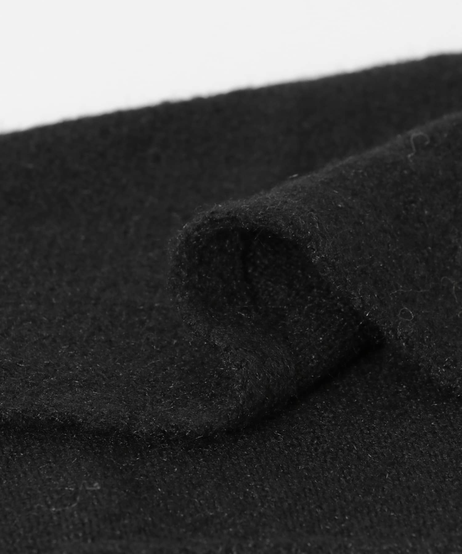 ニットスカーフ BLK -
