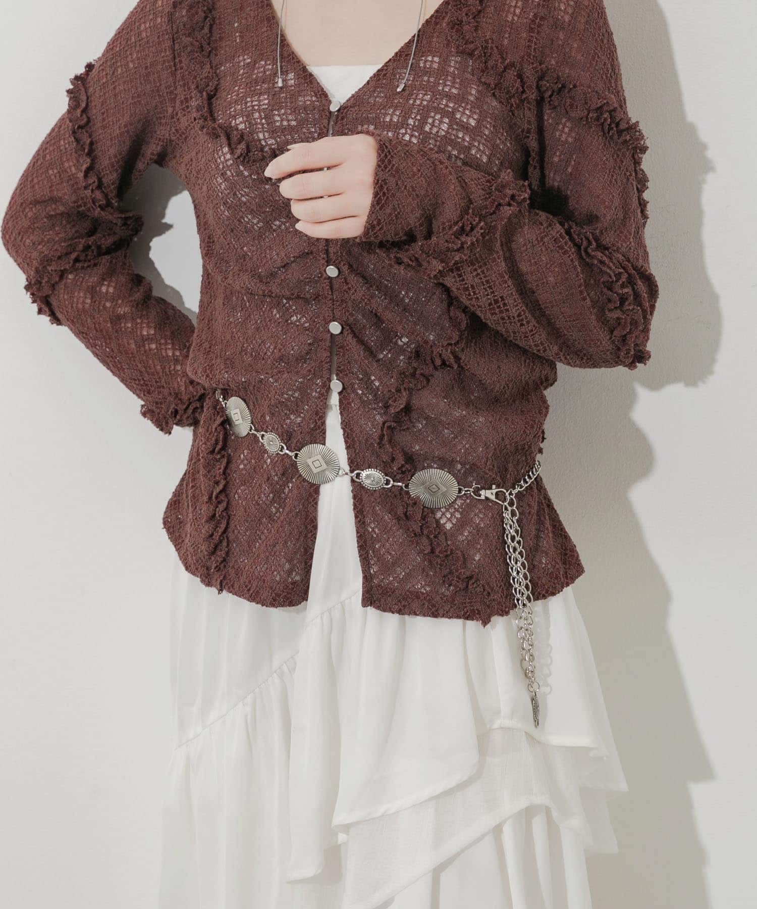 コンチョチェーンベルト SLV/B -