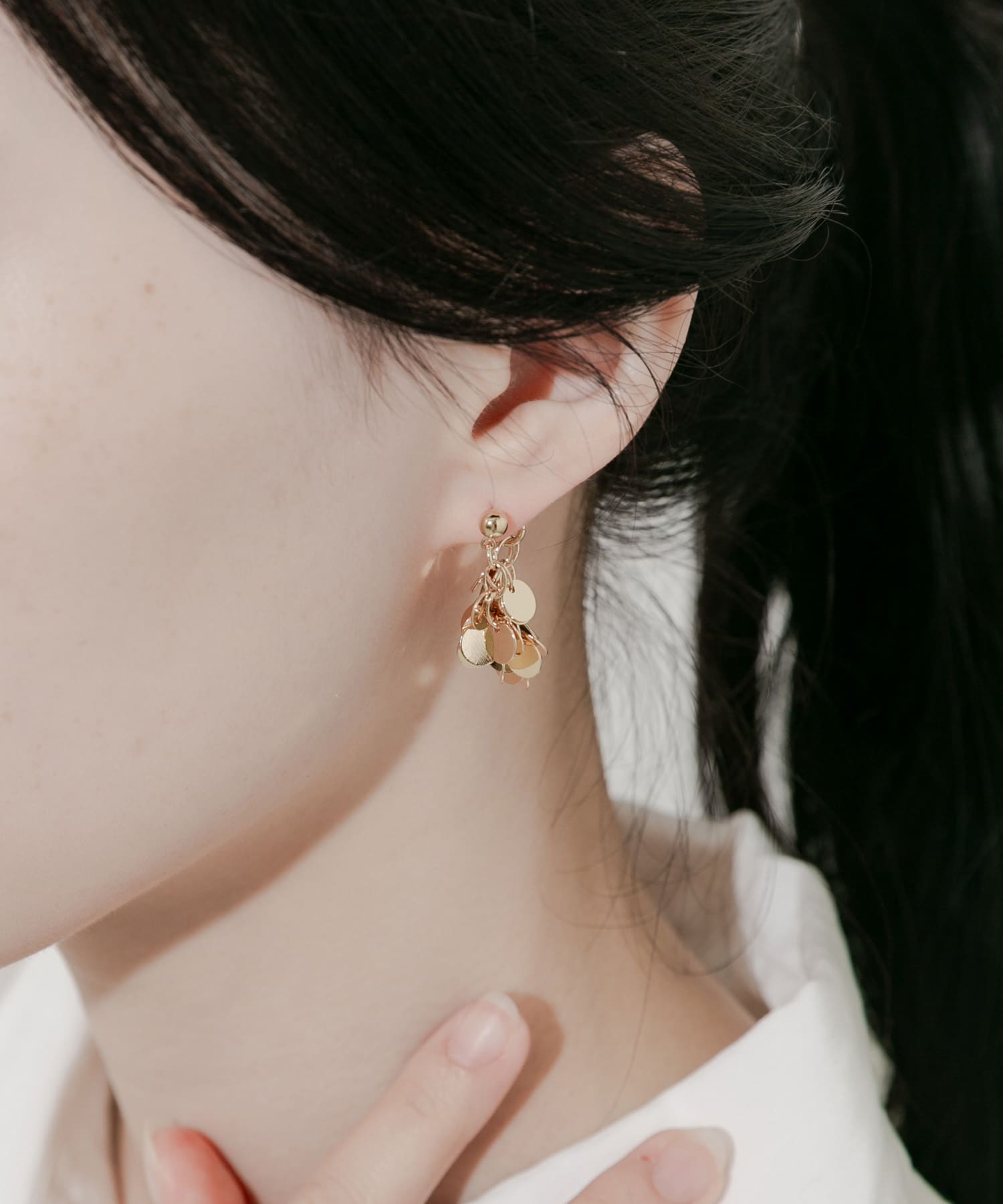 サークルプレートボリュームピアス