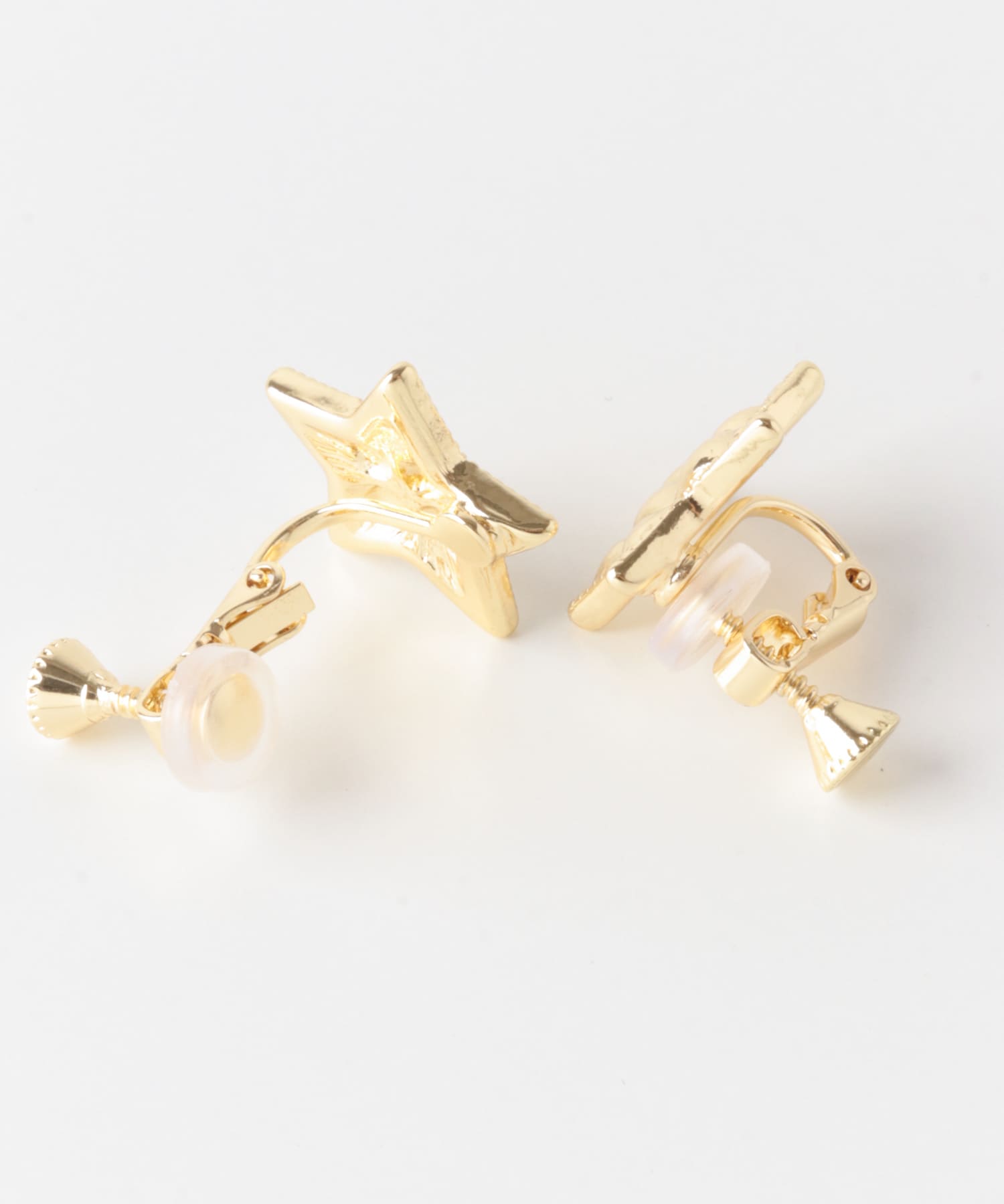 メタルスターイヤリング GLD -
