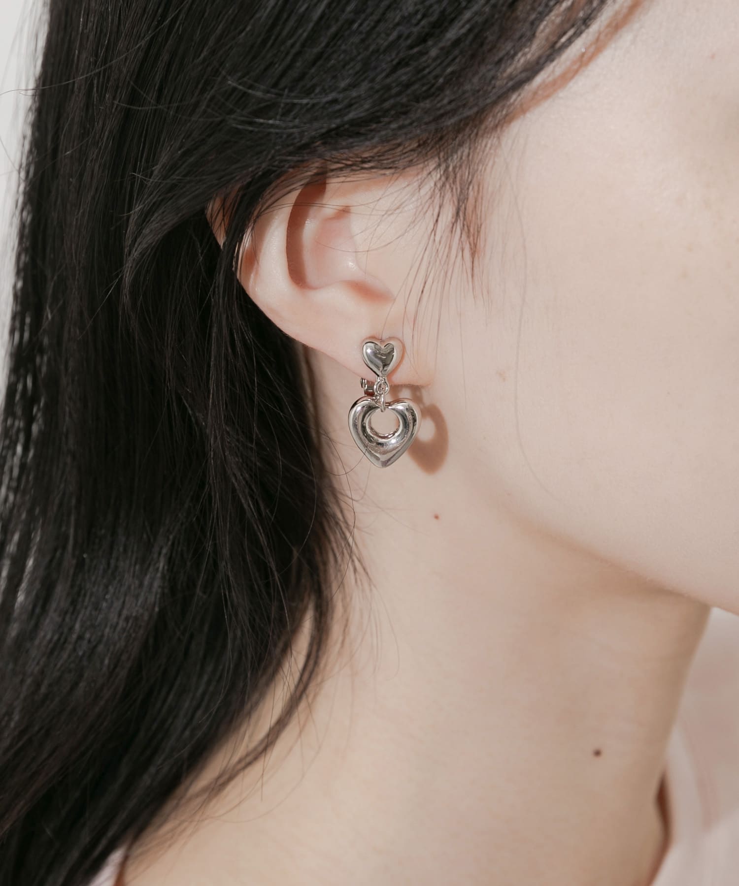 メタルハートイヤリング