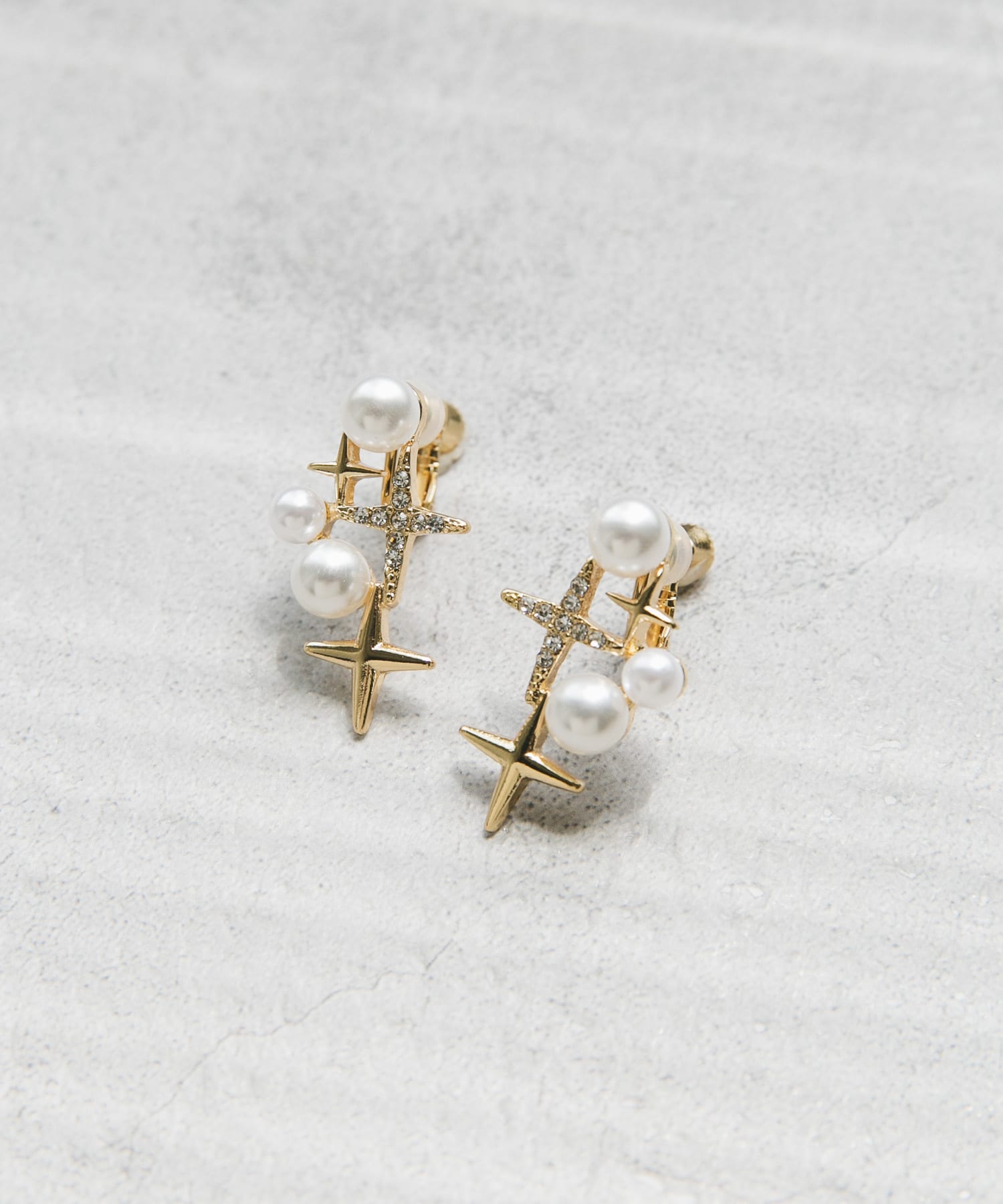 スパークリーパールビジュイヤリング