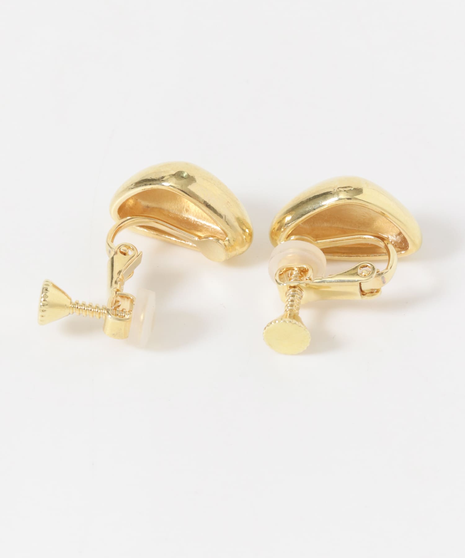 メタルプックリフロントイヤリング GLD -