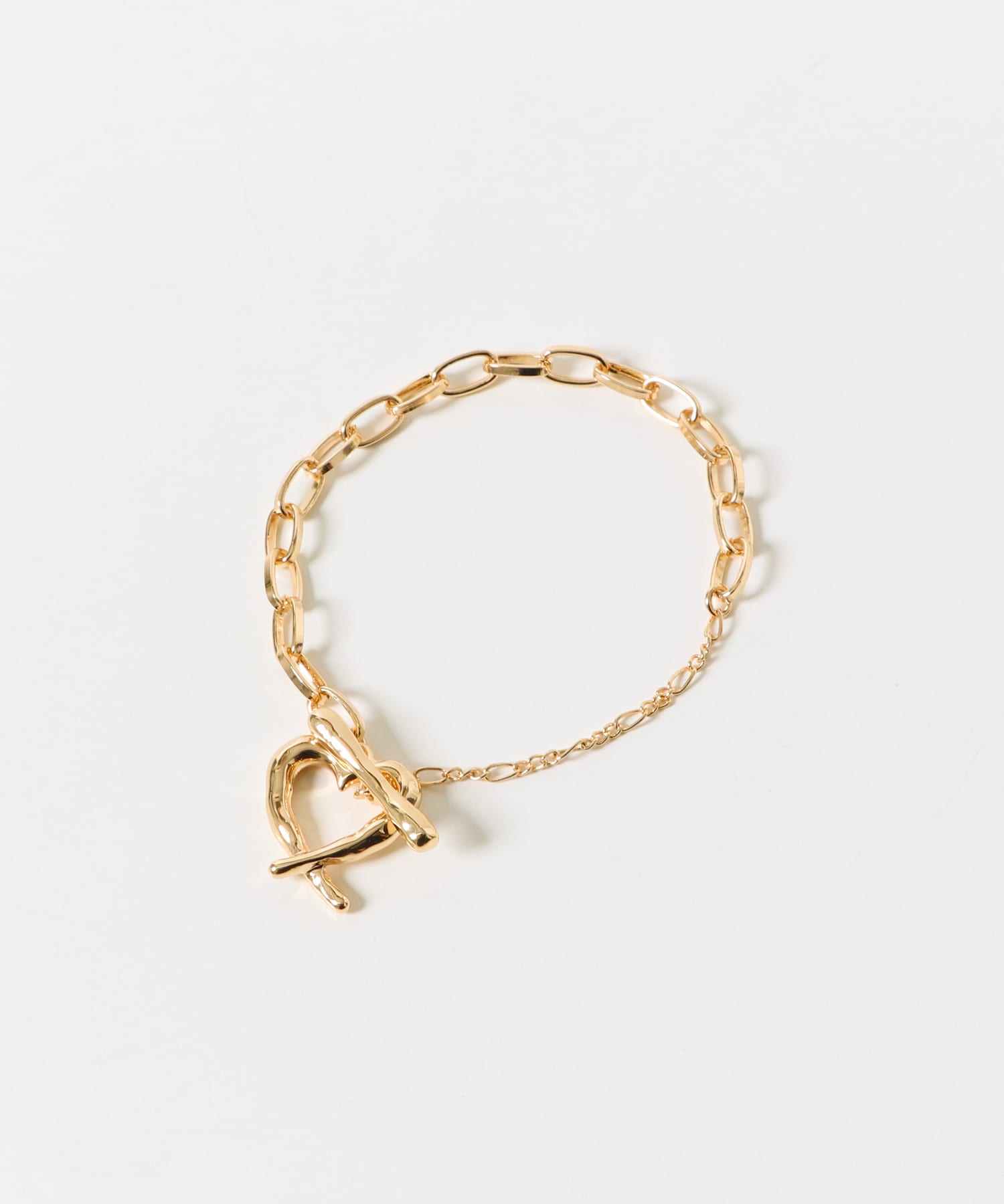 メタルハートマンテルブレスレット GLD -