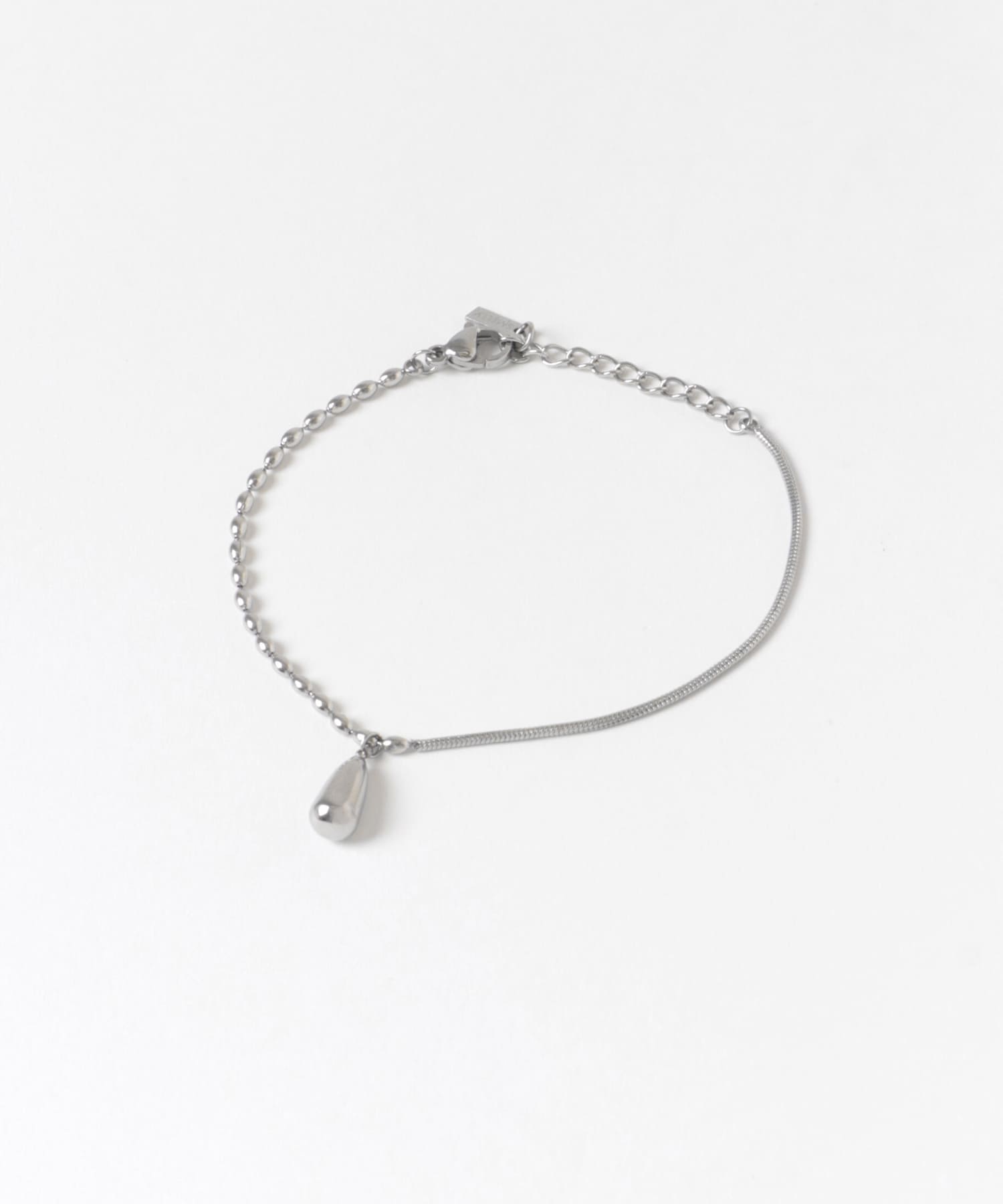 ステンレスドロップトップブレスレット SLV -