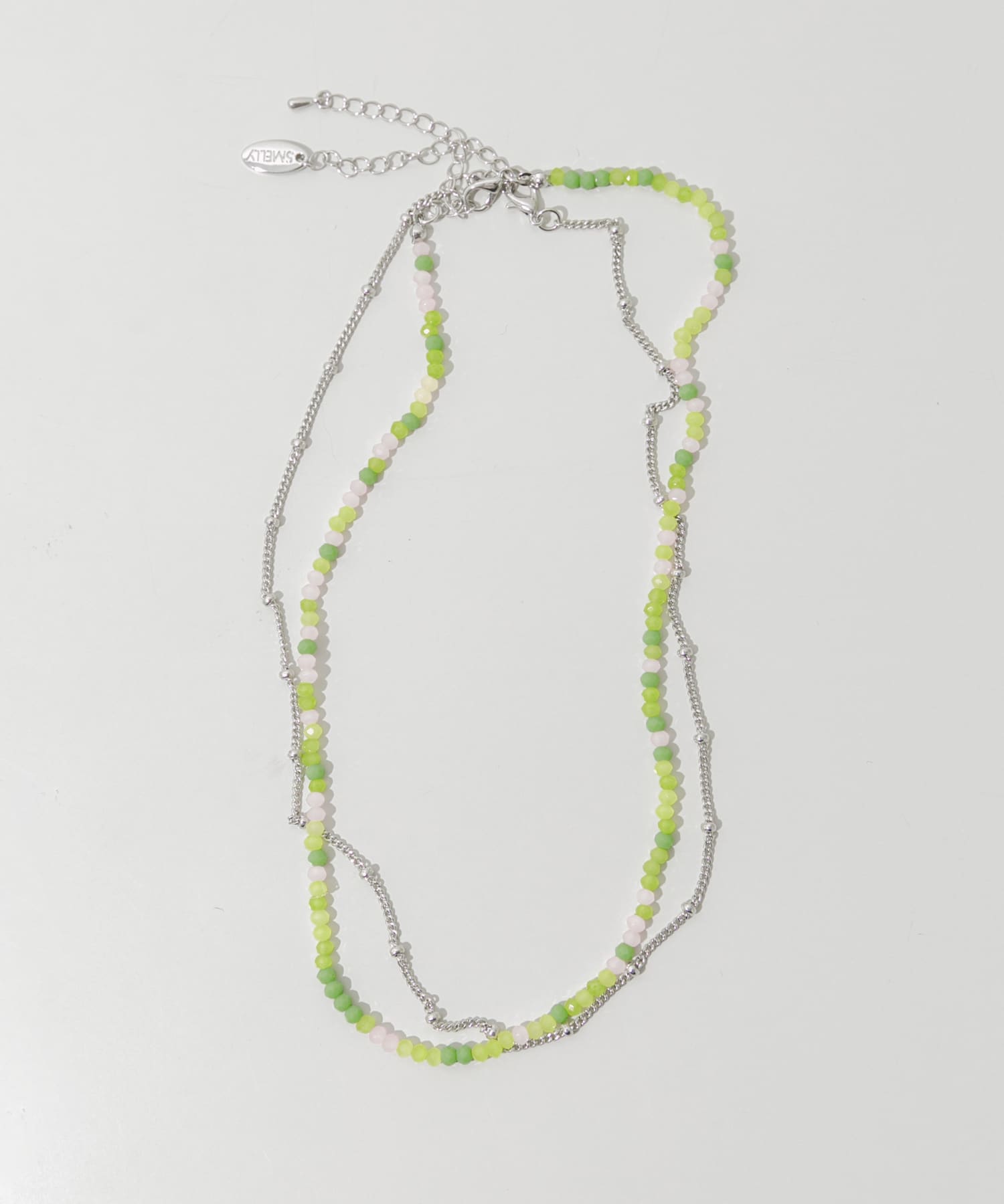 カラービーズ2セットネックレス