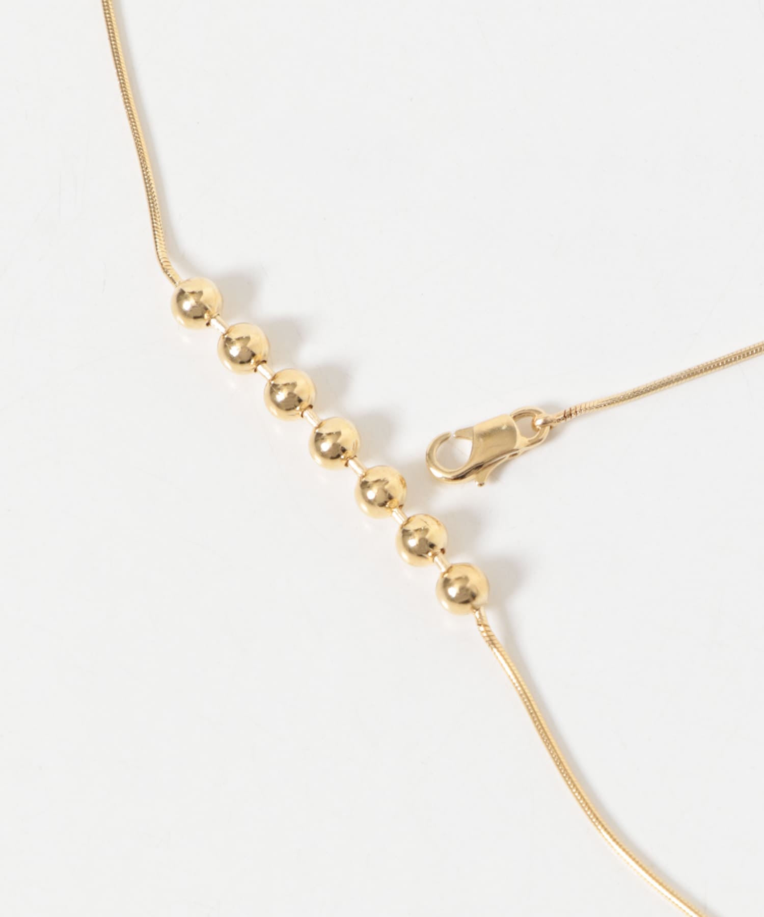メタルボールYネックレス GLD -