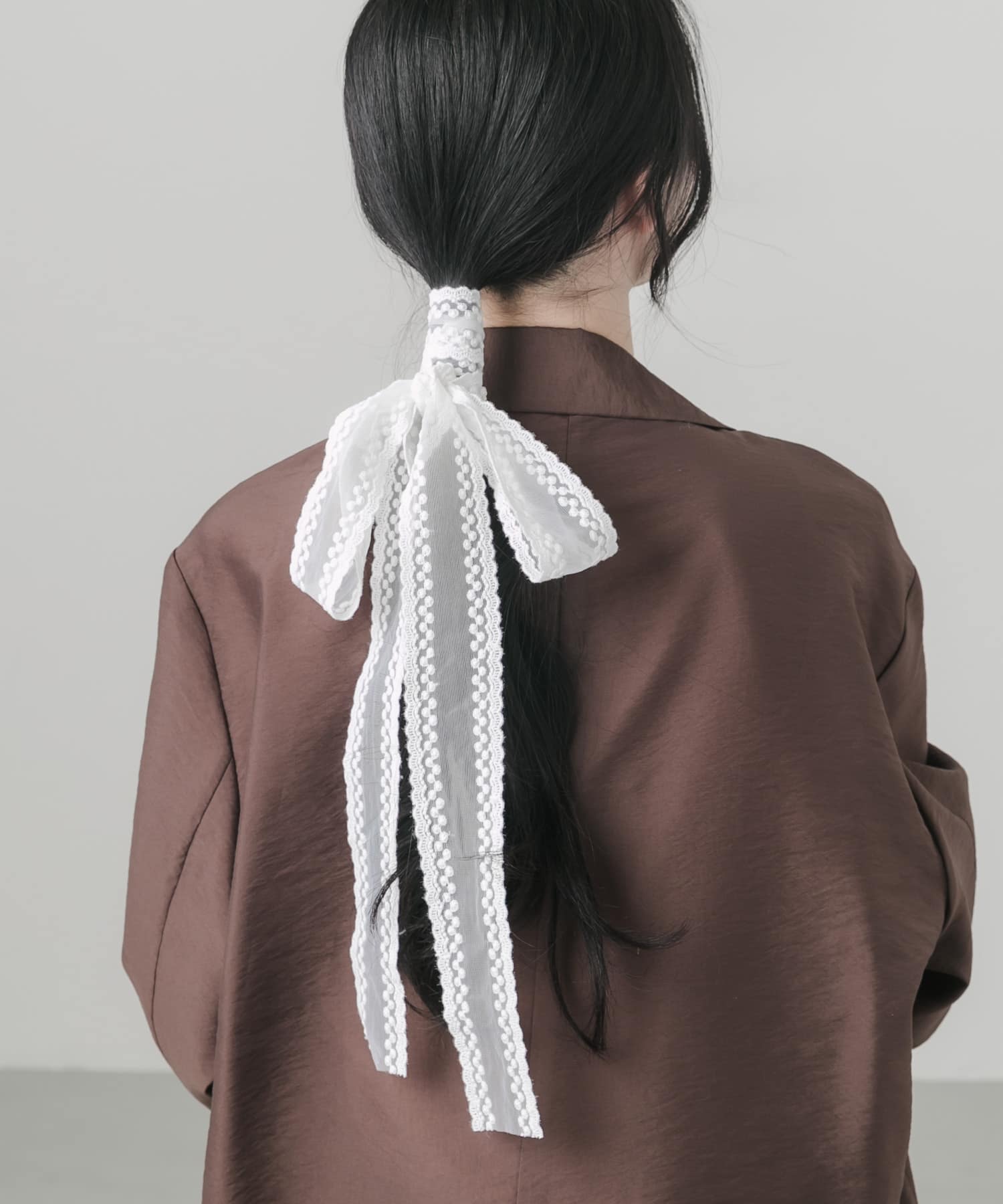 マルチレースセットネックレスA WHT -
