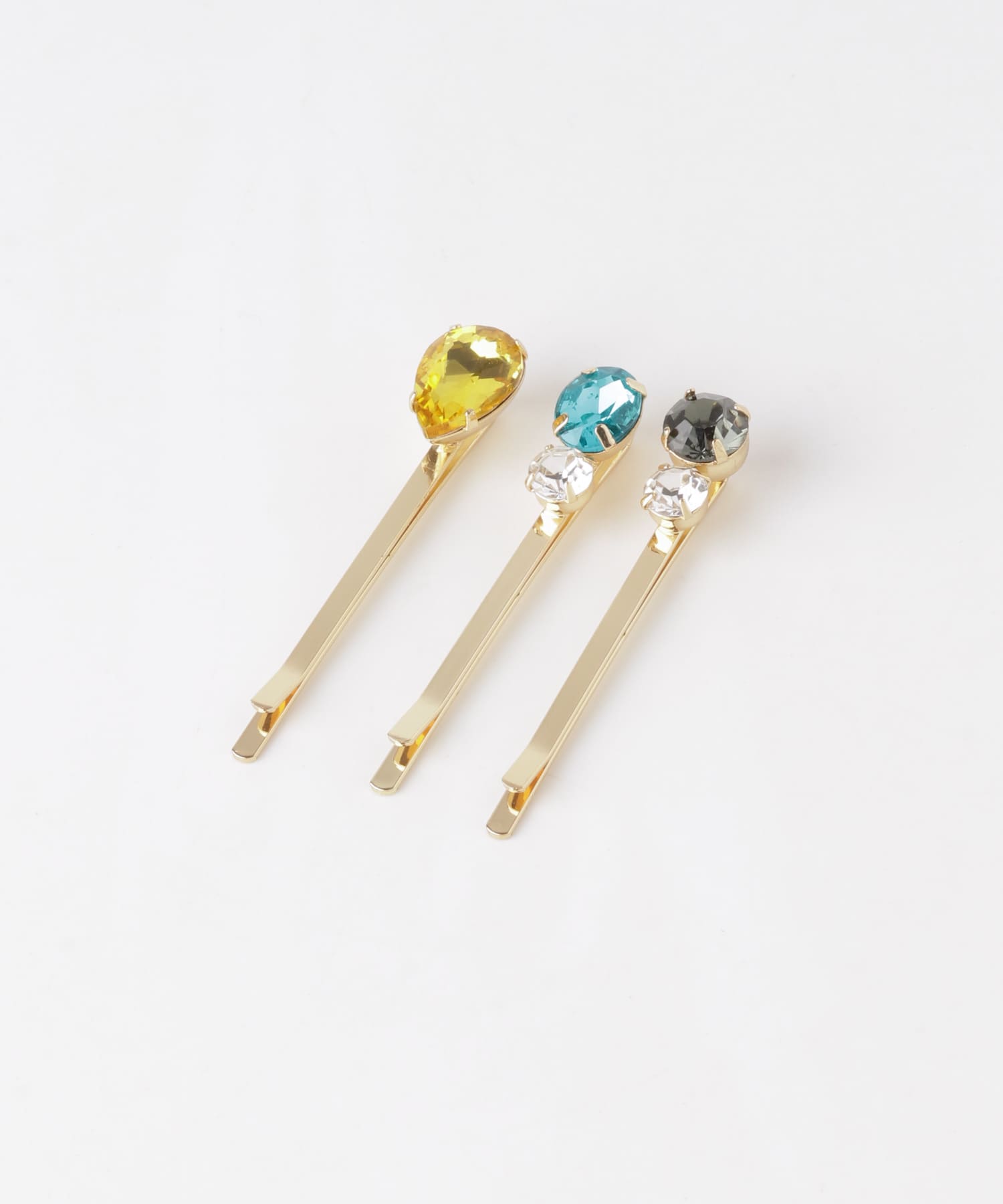 ビジュー3セットピン GLD -
