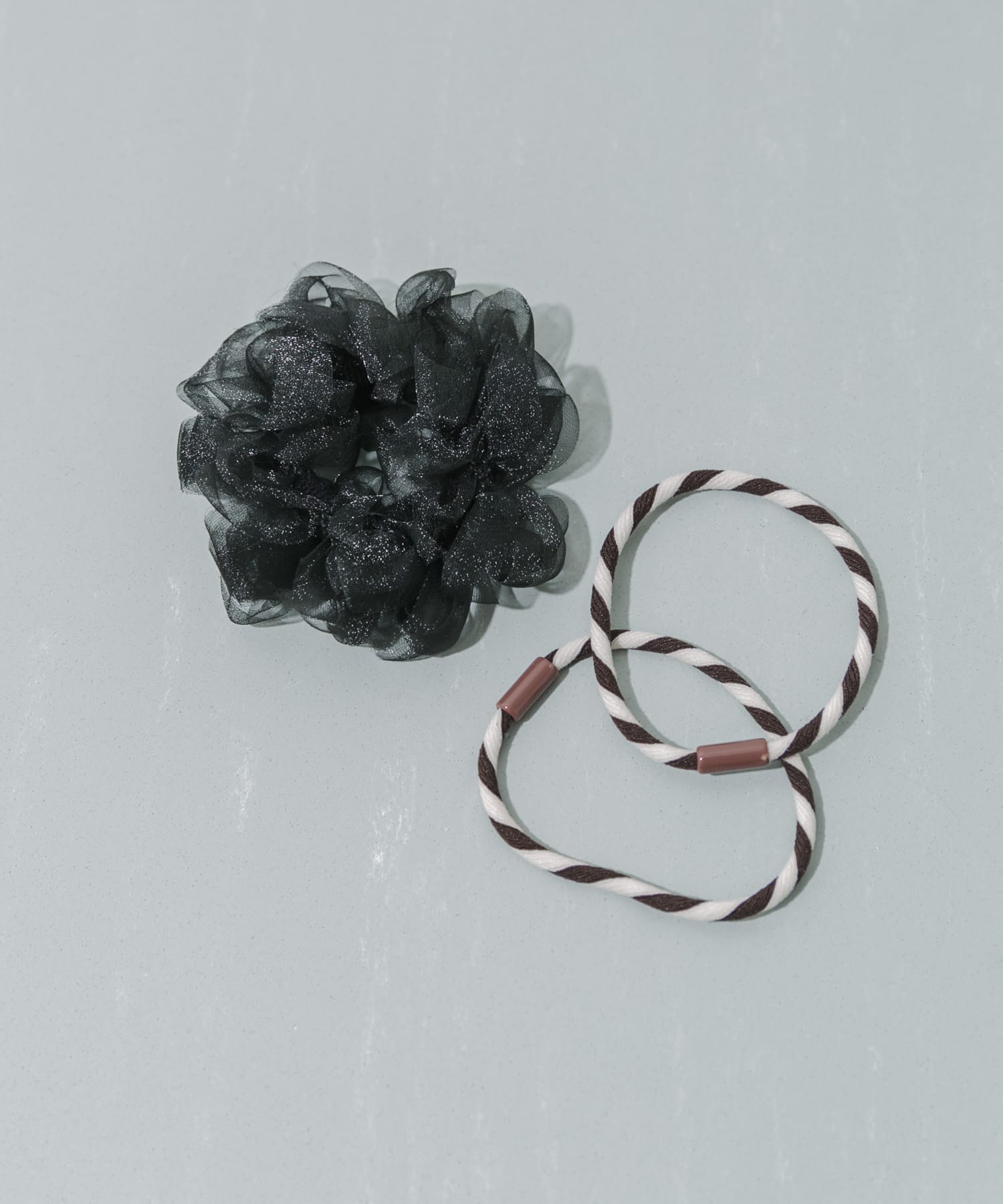 シアー3セットゴム BLK -