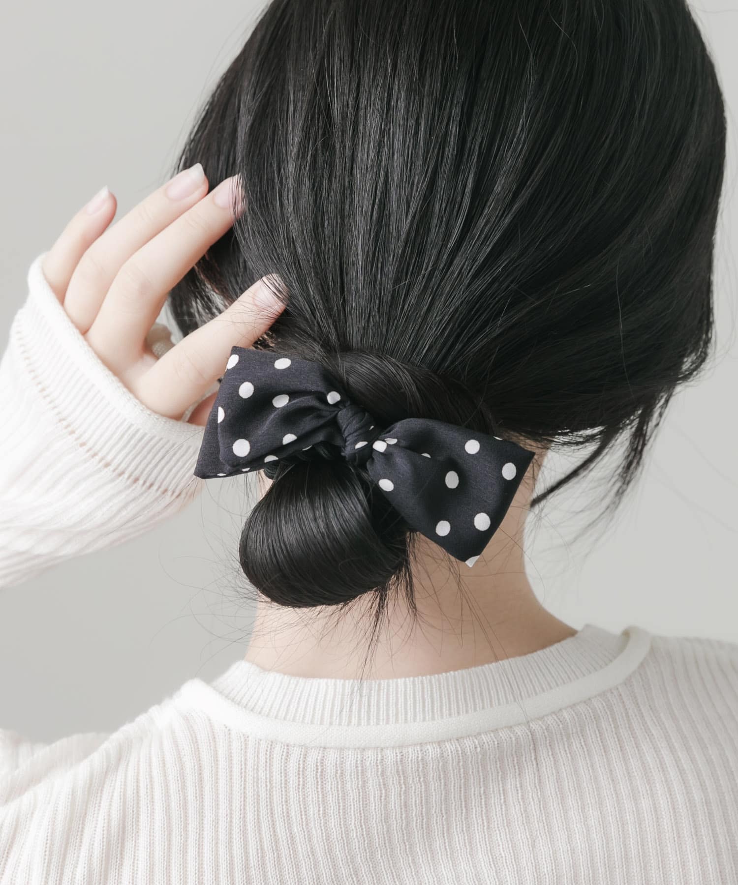 ドットリボン3セットヘアゴム