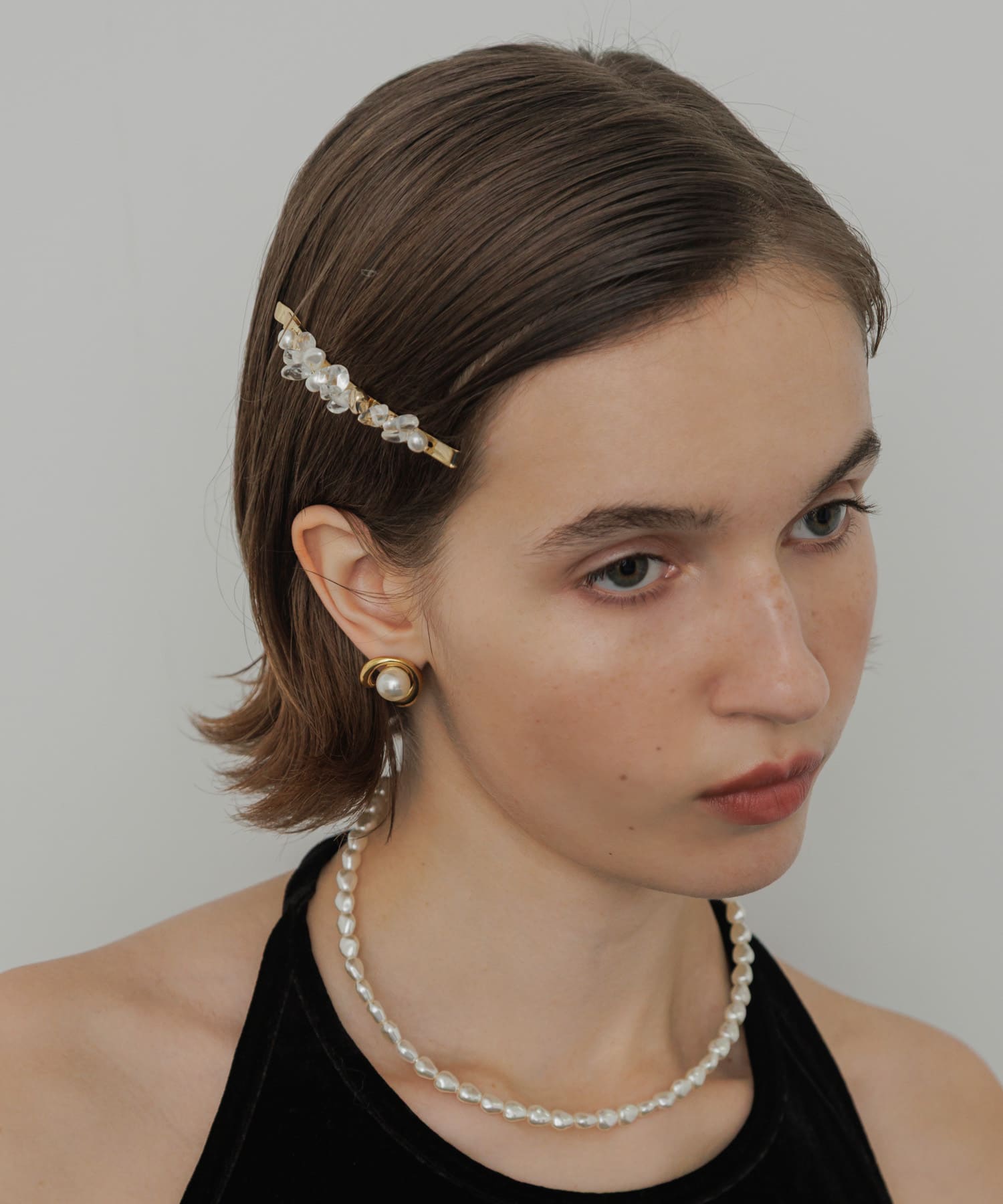 クリアパーツ3セットヘアピン GD/CL -