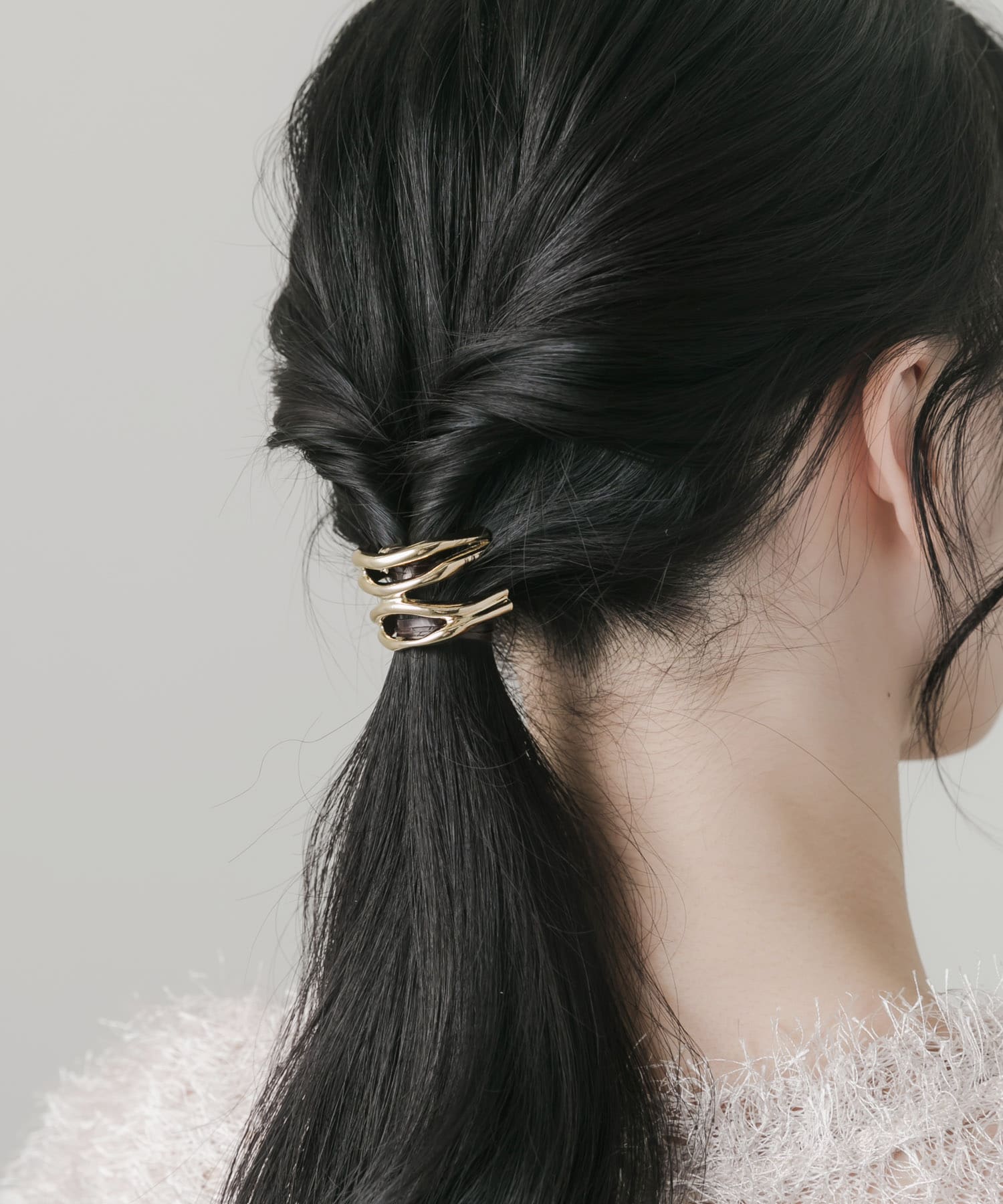 ニュアンスメタルラインヘアカフ GLD -