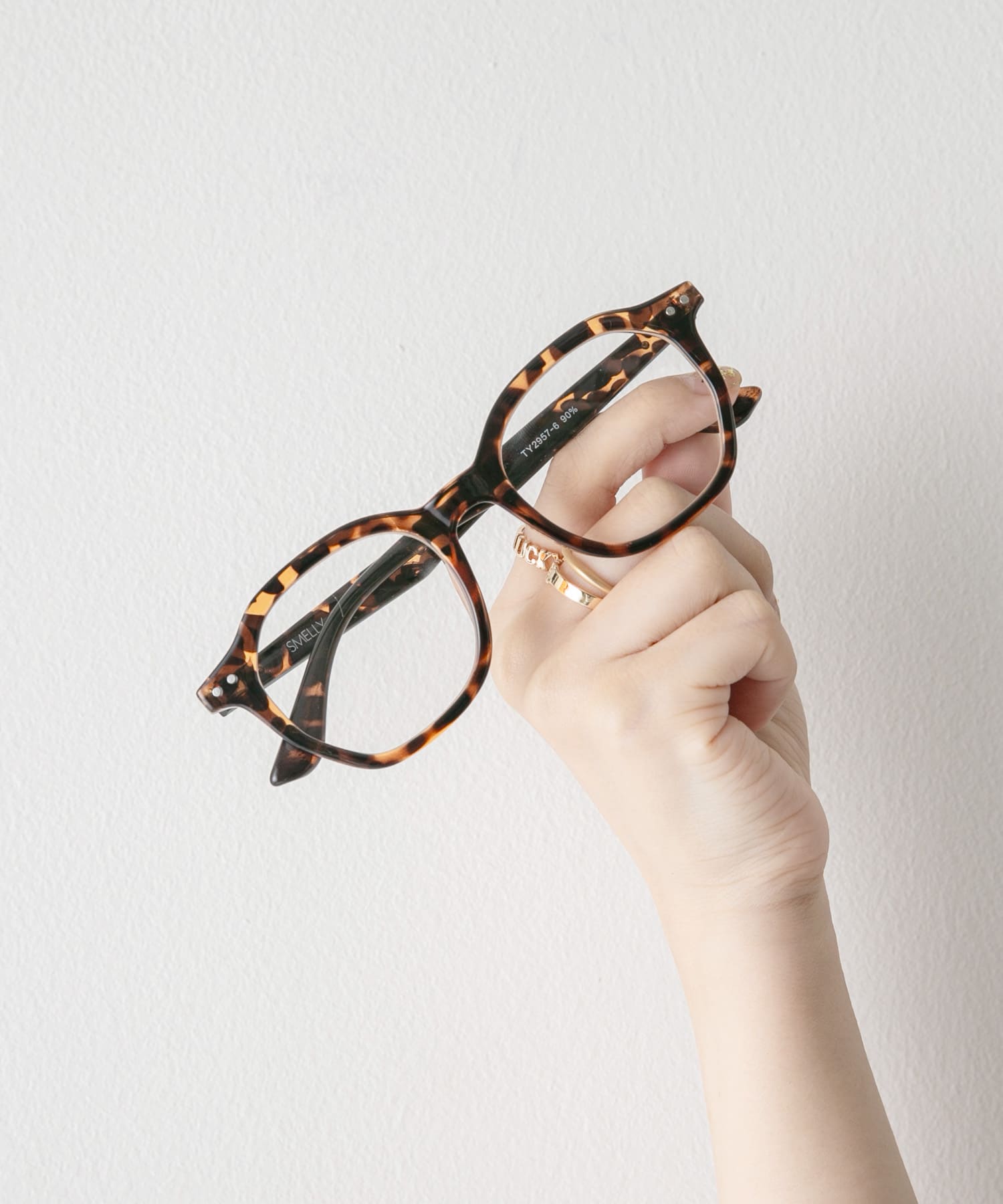 オクタゴンフレームダテメガネ