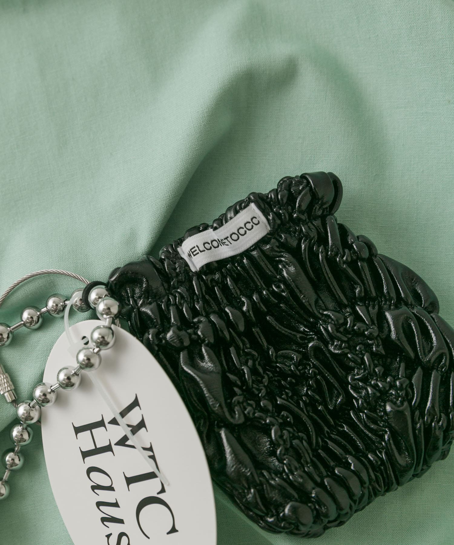 『WEB/一部店舗限定』WELCOMETOCCC　Sha-pei Card Wallet BLK -