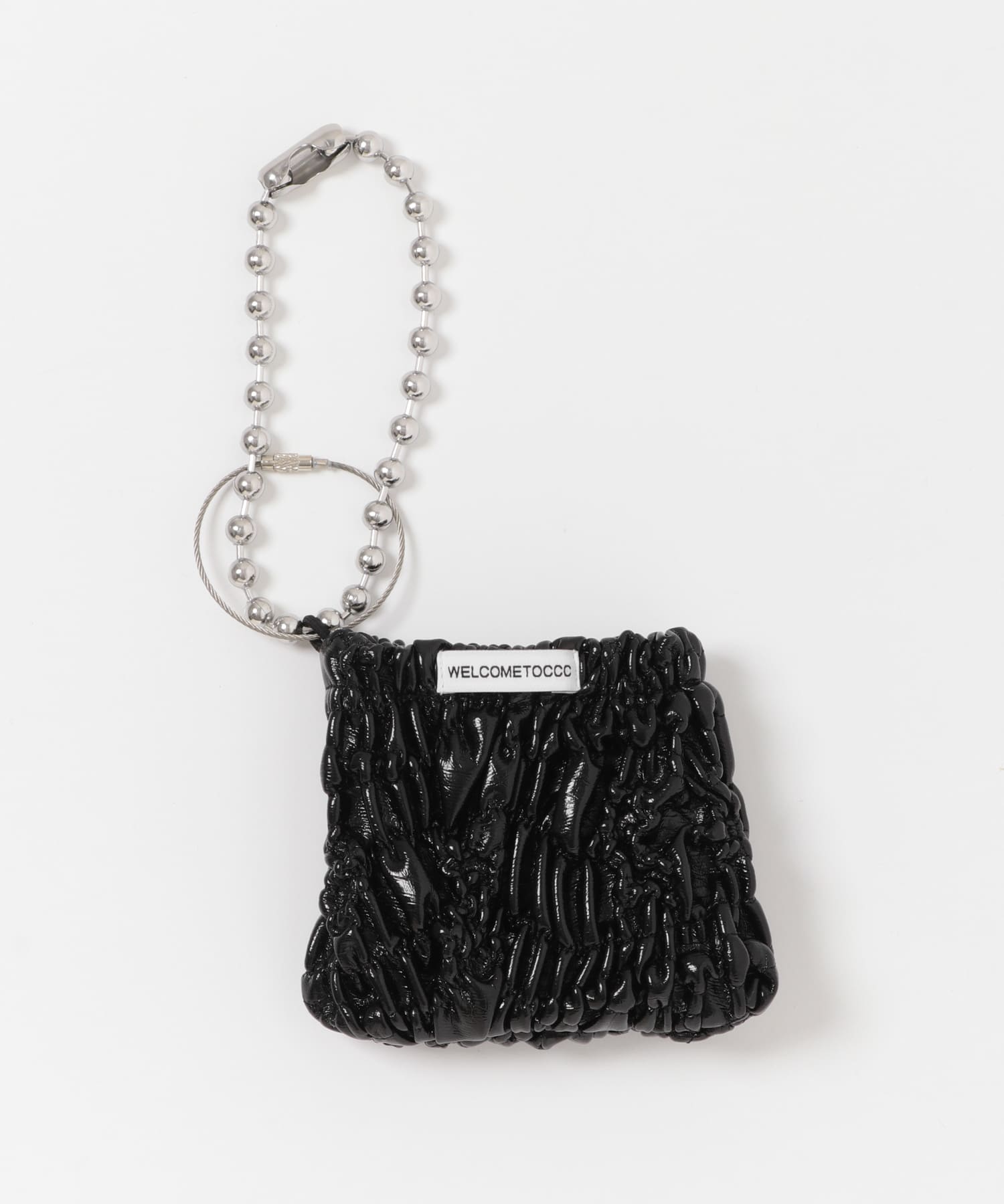『WEB/一部店舗限定』WELCOMETOCCC　Sha-pei Card Wallet BLK -