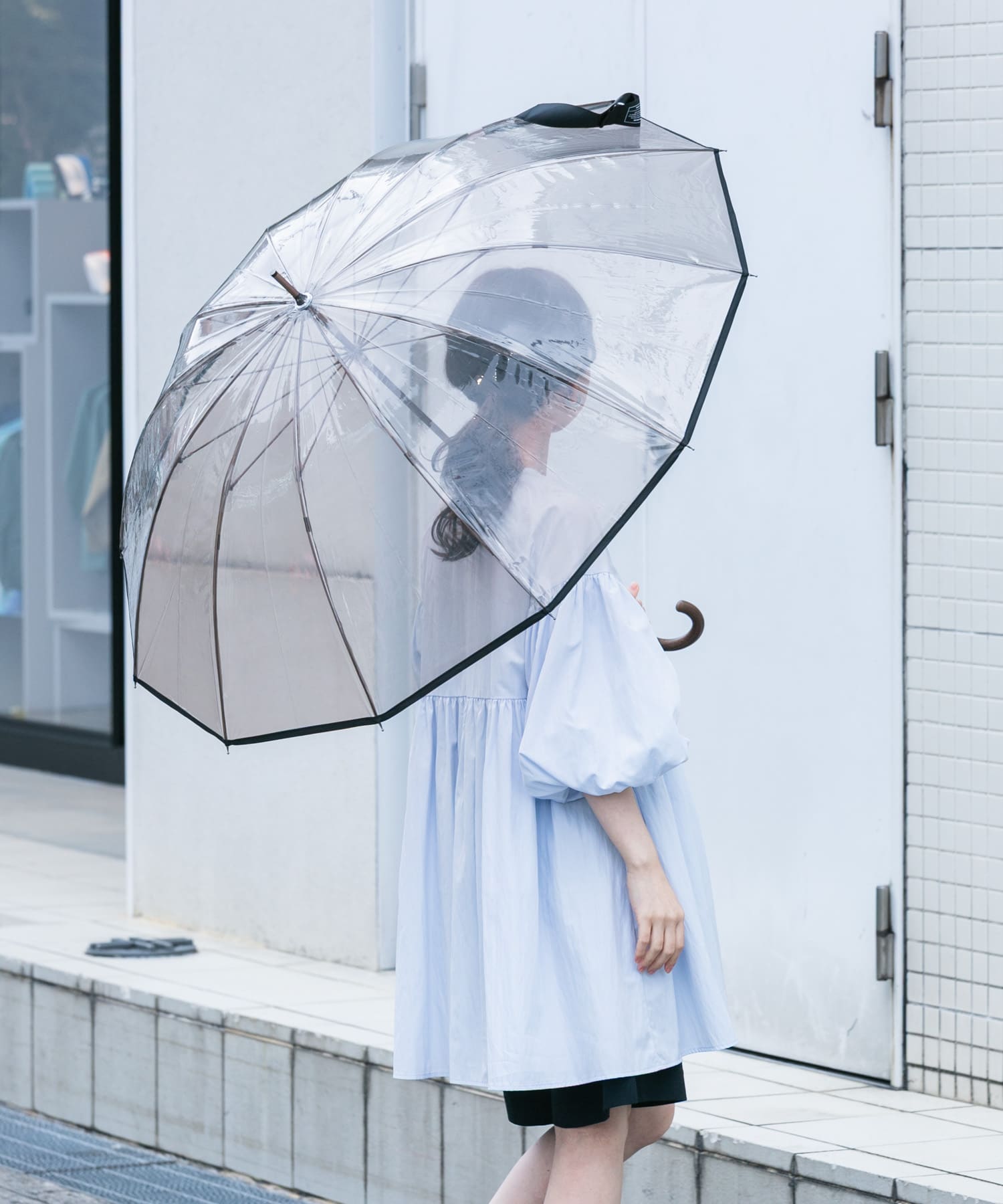 Wpc.　ユニセックス 12Kプラスチックアンブレラ BRN FREE