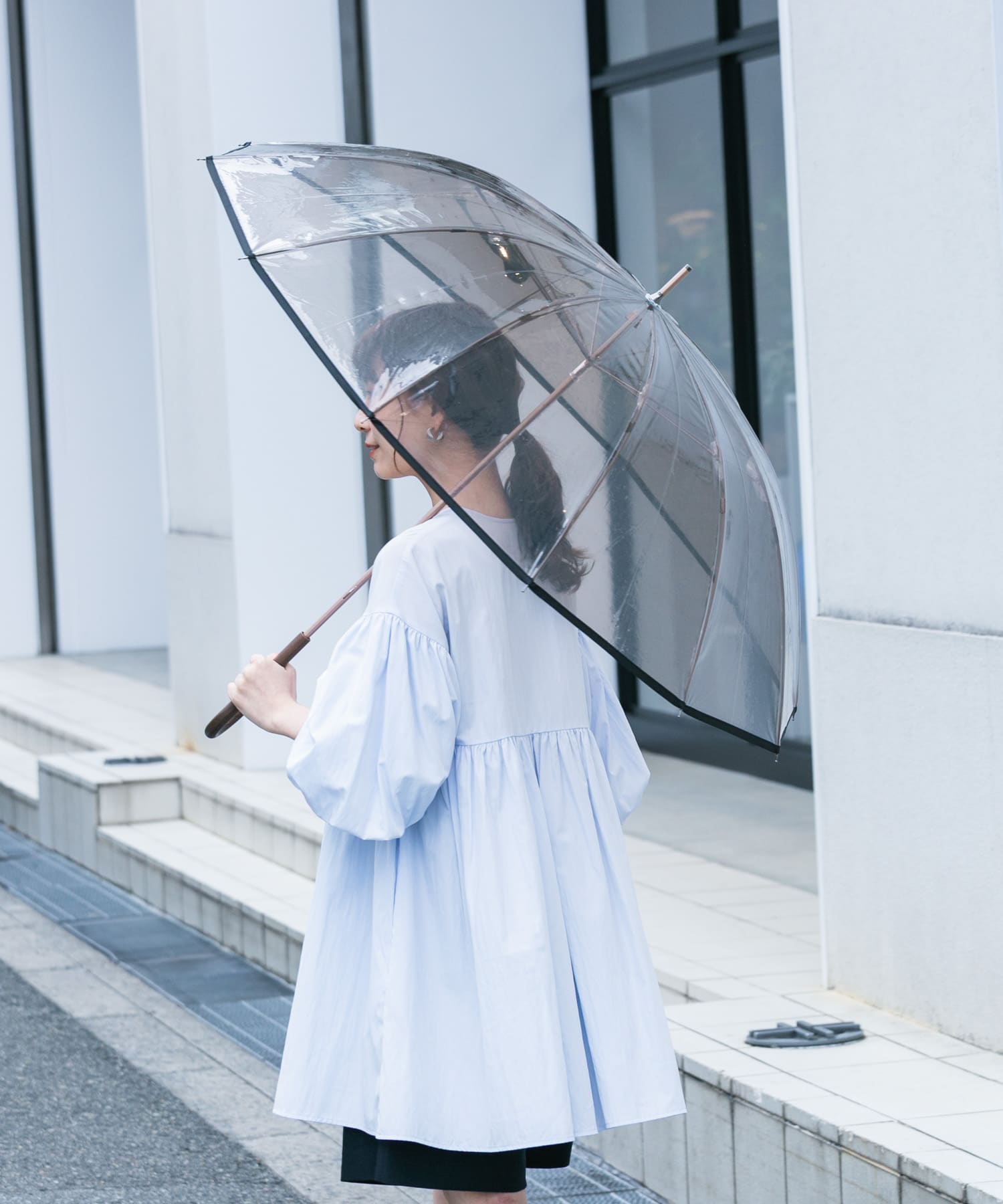 Wpc.　ユニセックス 12Kプラスチックアンブレラ BRN FREE