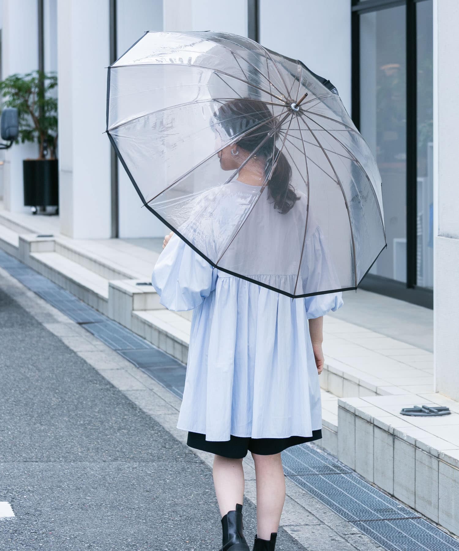 Wpc.　ユニセックス 12Kプラスチックアンブレラ BRN FREE