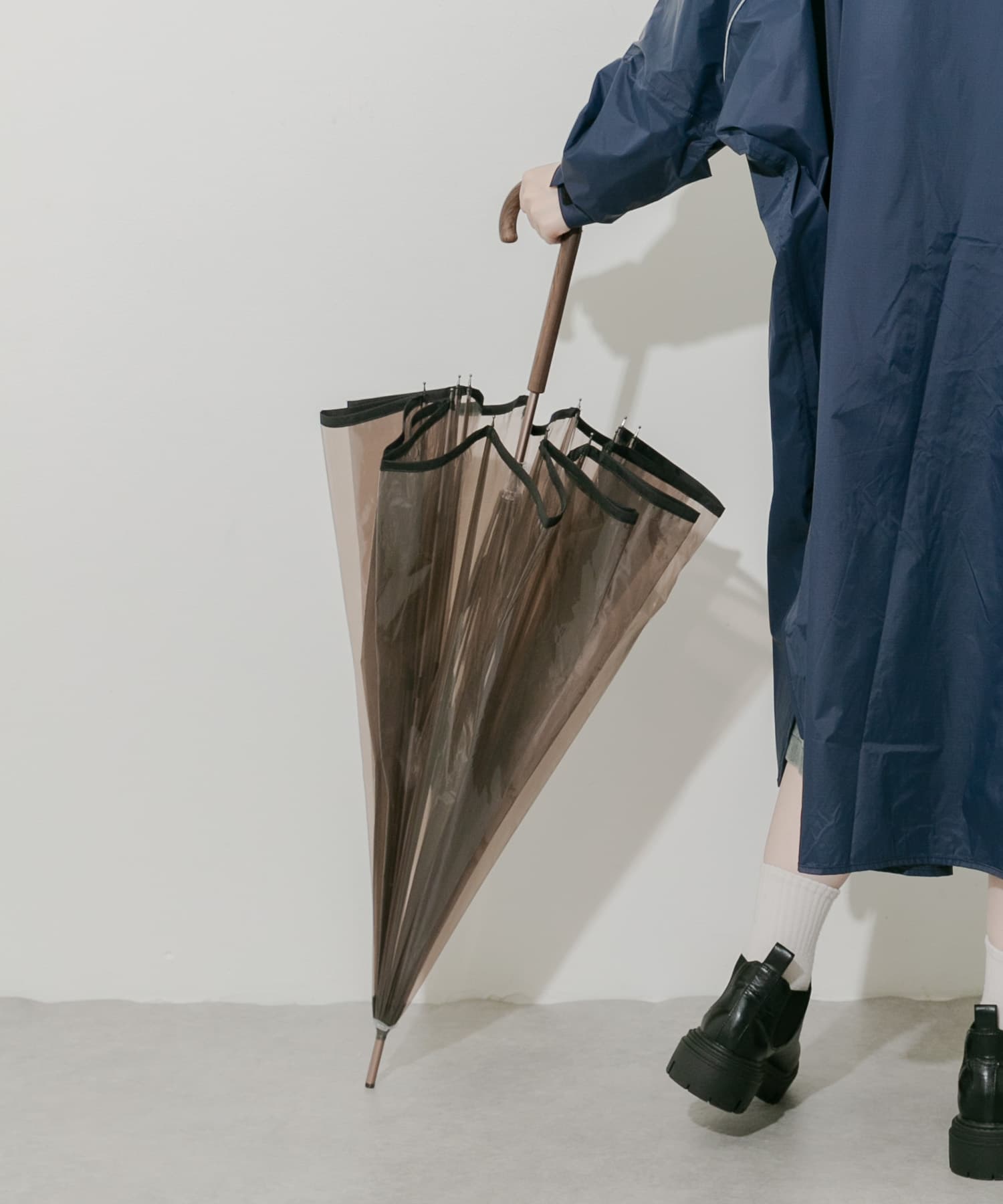 Wpc.　ユニセックス 12Kプラスチックアンブレラ BRN FREE