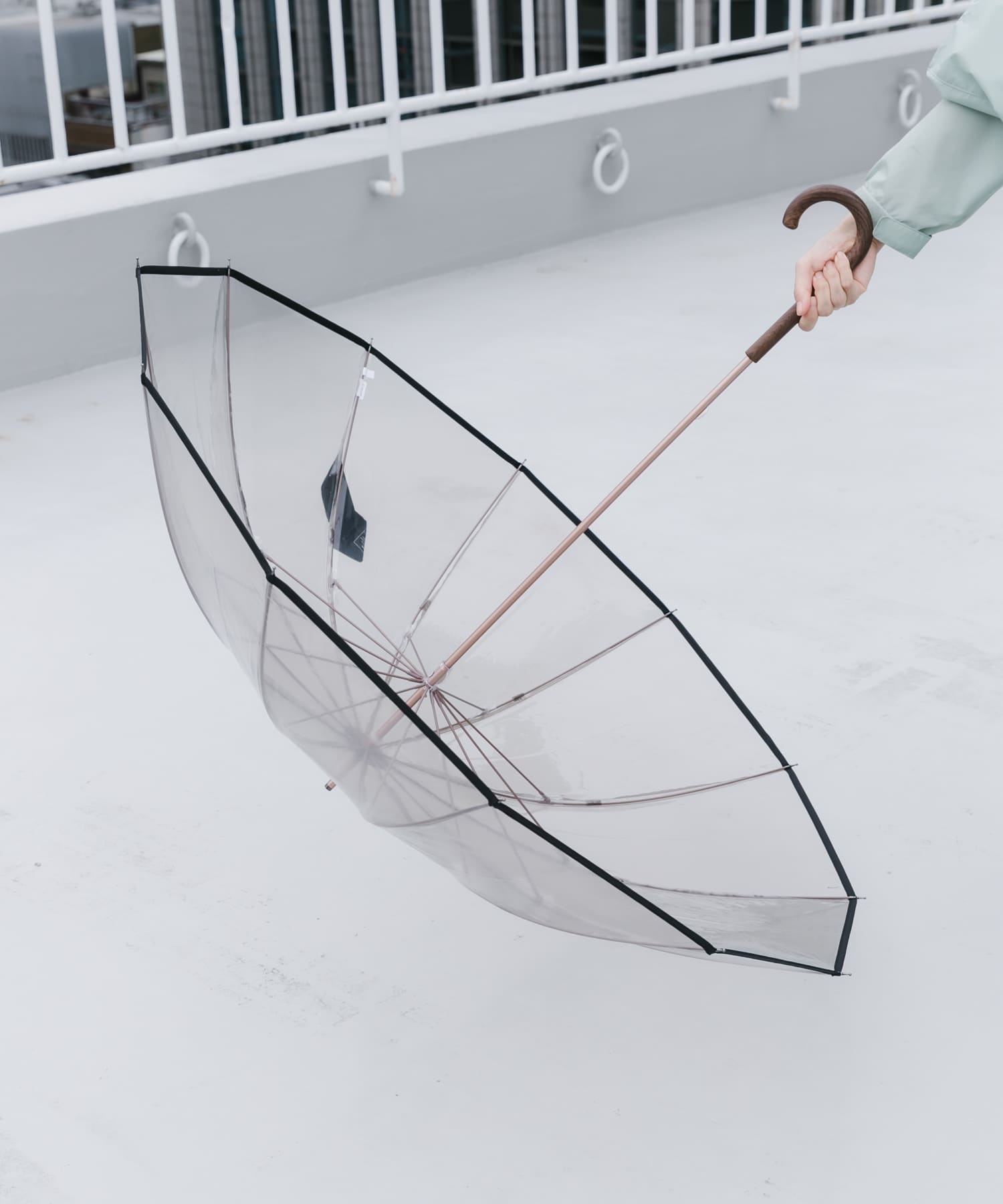 Wpc.　ユニセックス 12Kプラスチックアンブレラ GRY one