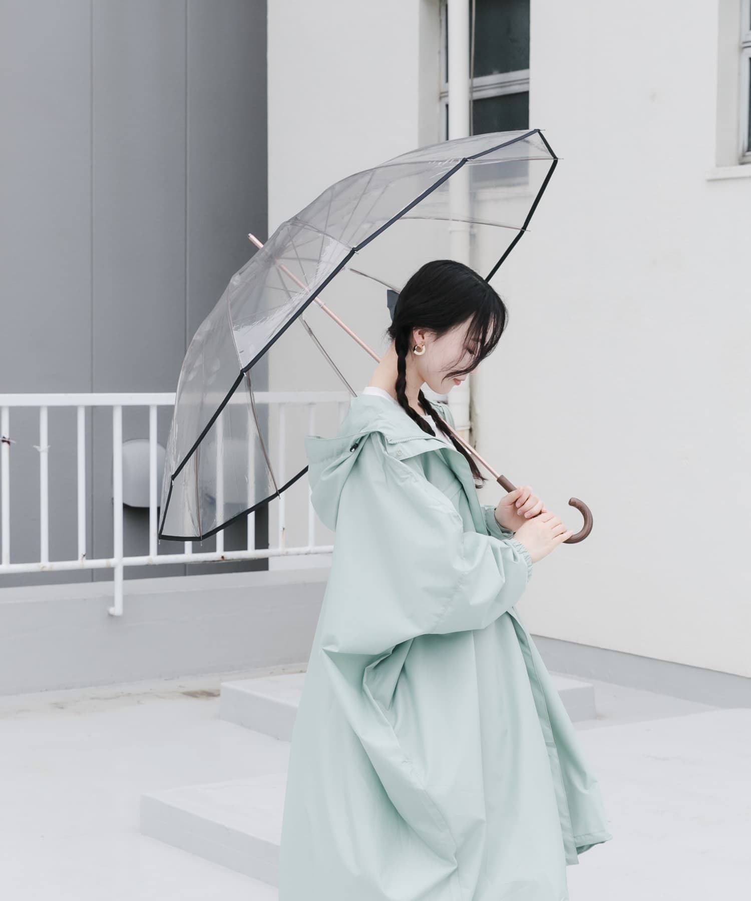 Wpc.　ユニセックス 12Kプラスチックアンブレラ GRY one