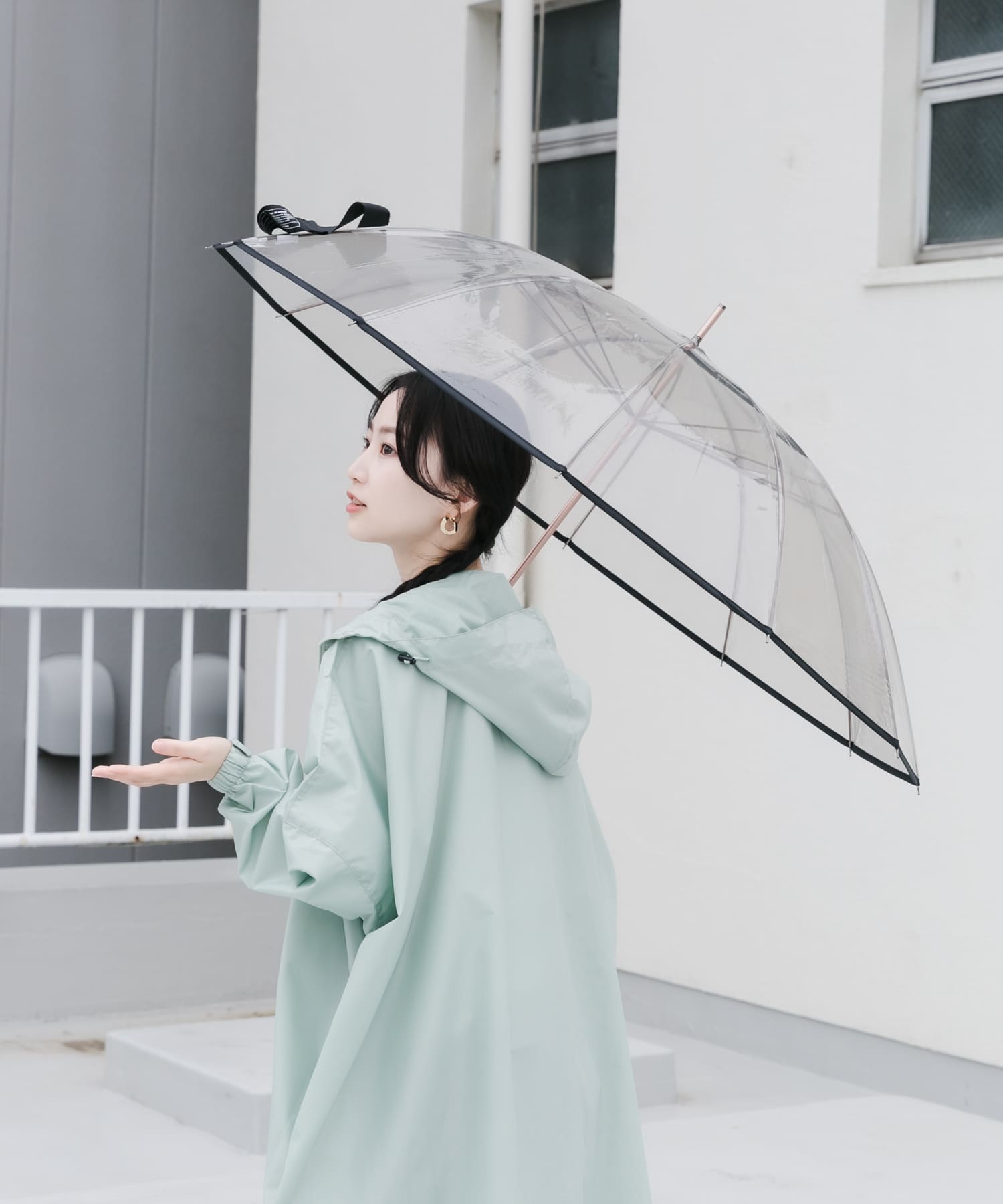 Wpc.　ユニセックス 12Kプラスチックアンブレラ GRY one