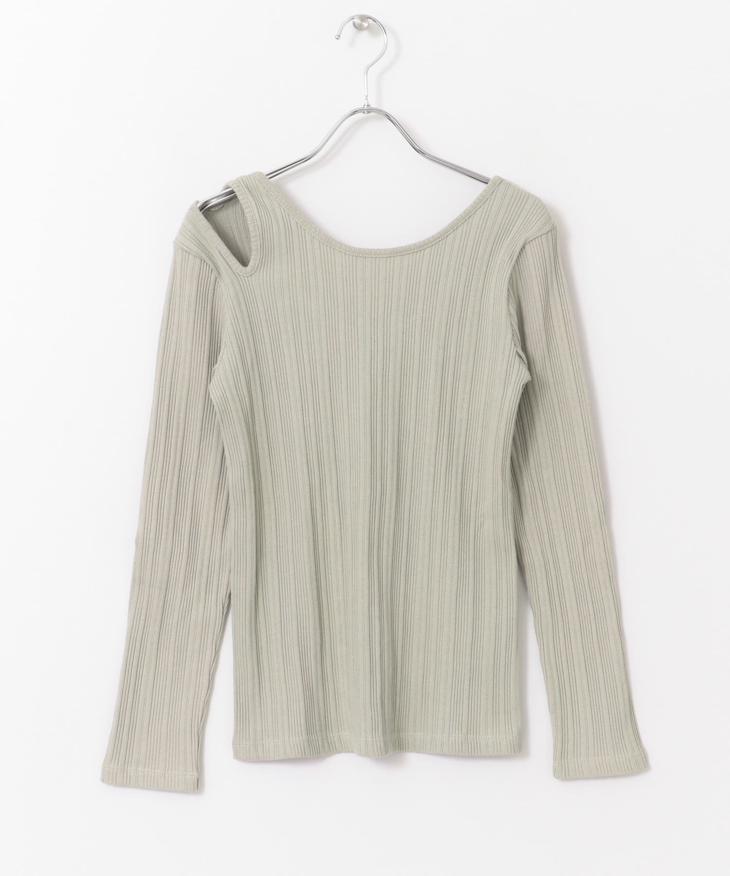 アシメネックコンパクトトップ L.KHAKI FREE